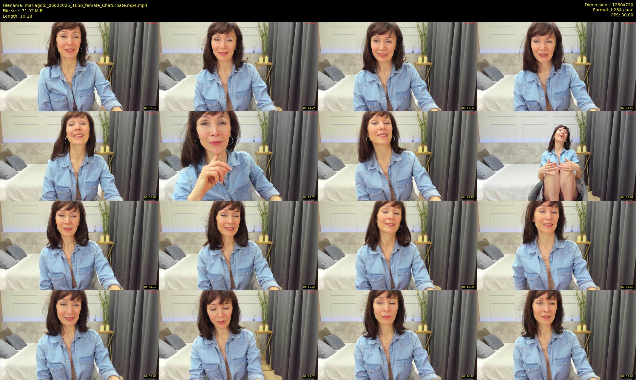 mariagold — 11 minute Chaturbate female cam show recording, 720p, Feb 6, 2025