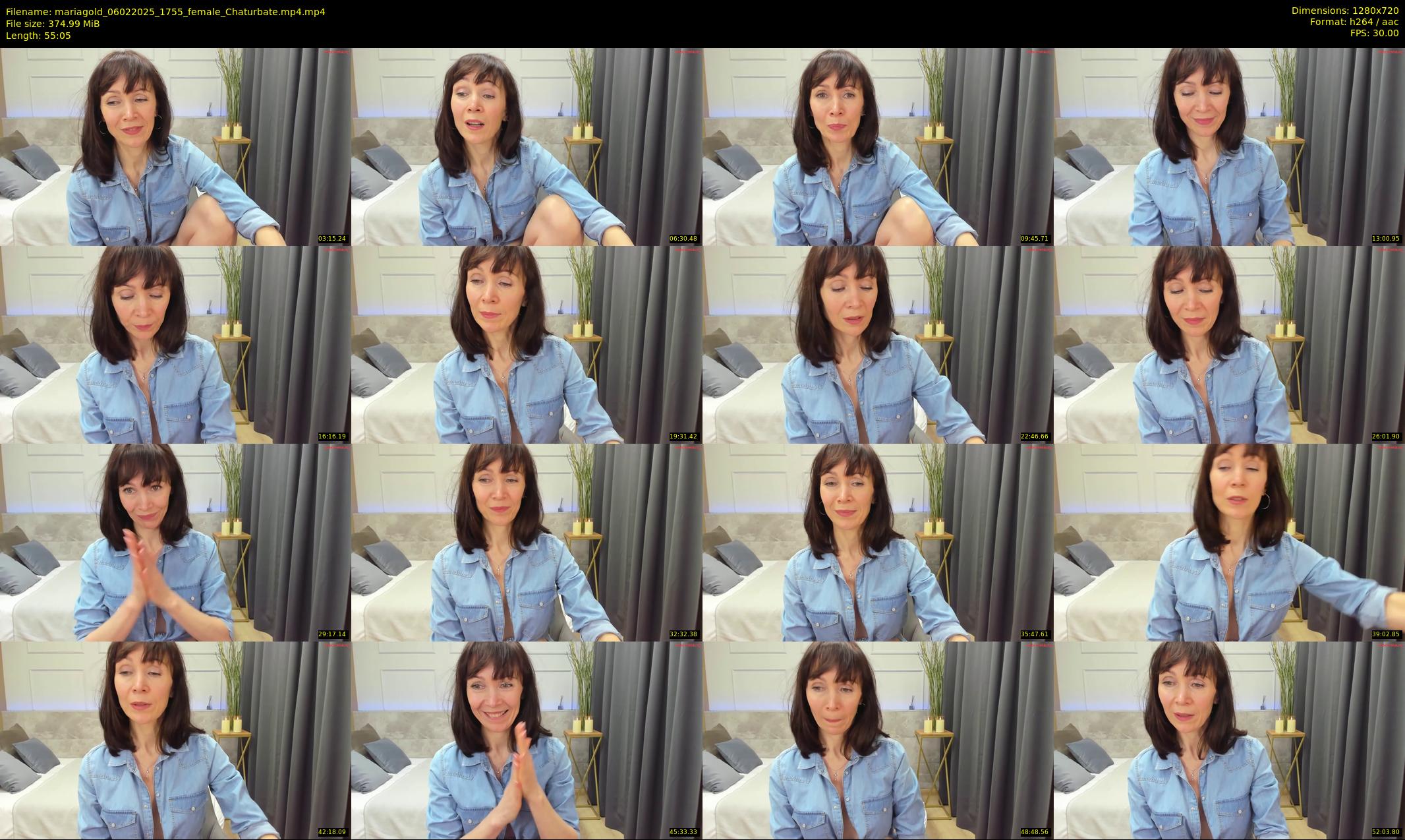 mariagold — 56 minute Chaturbate female cam show recording, 720p, Feb 6, 2025