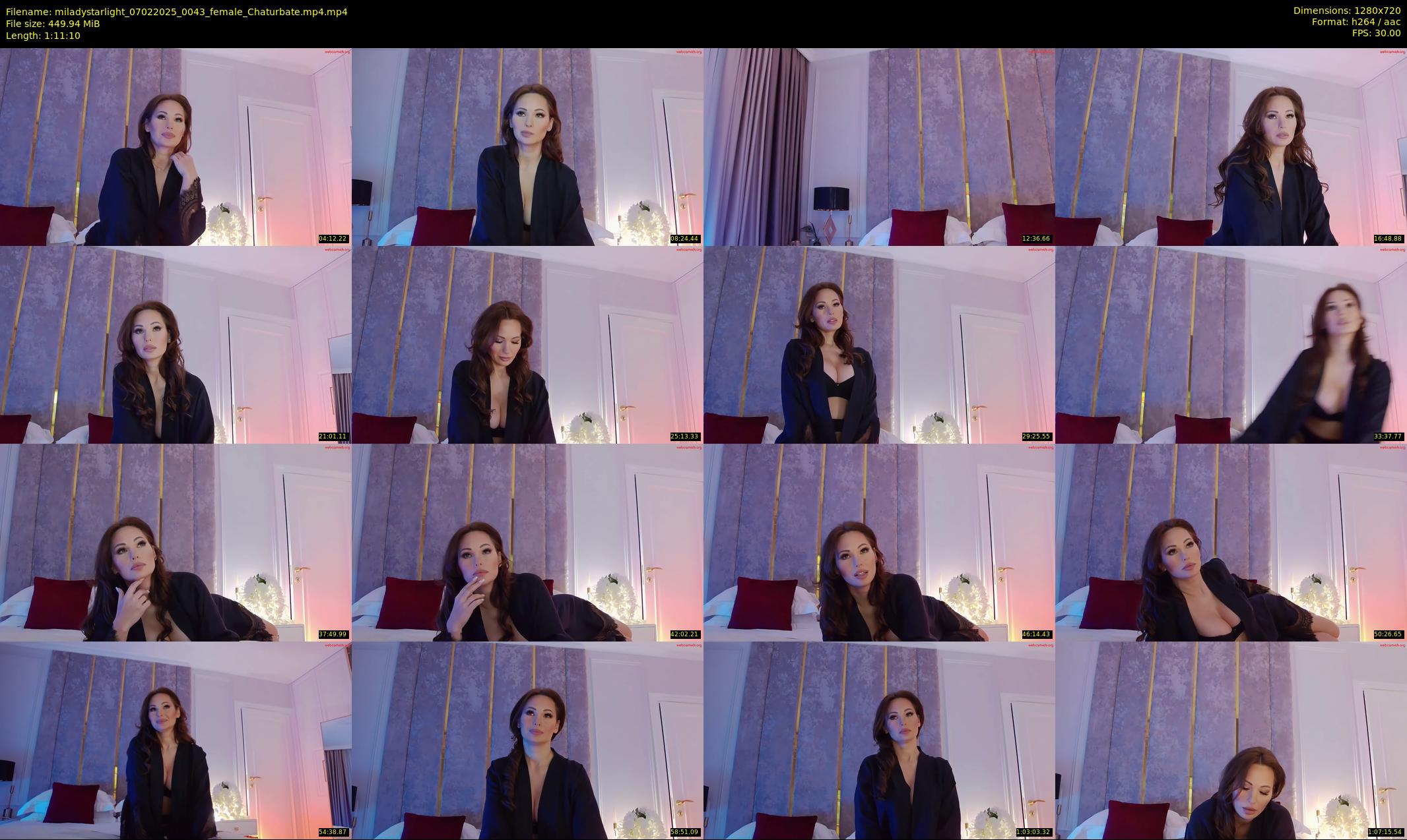 miladystarlight — 72 minute Chaturbate female cam show recording, 720p, Feb 7, 2025