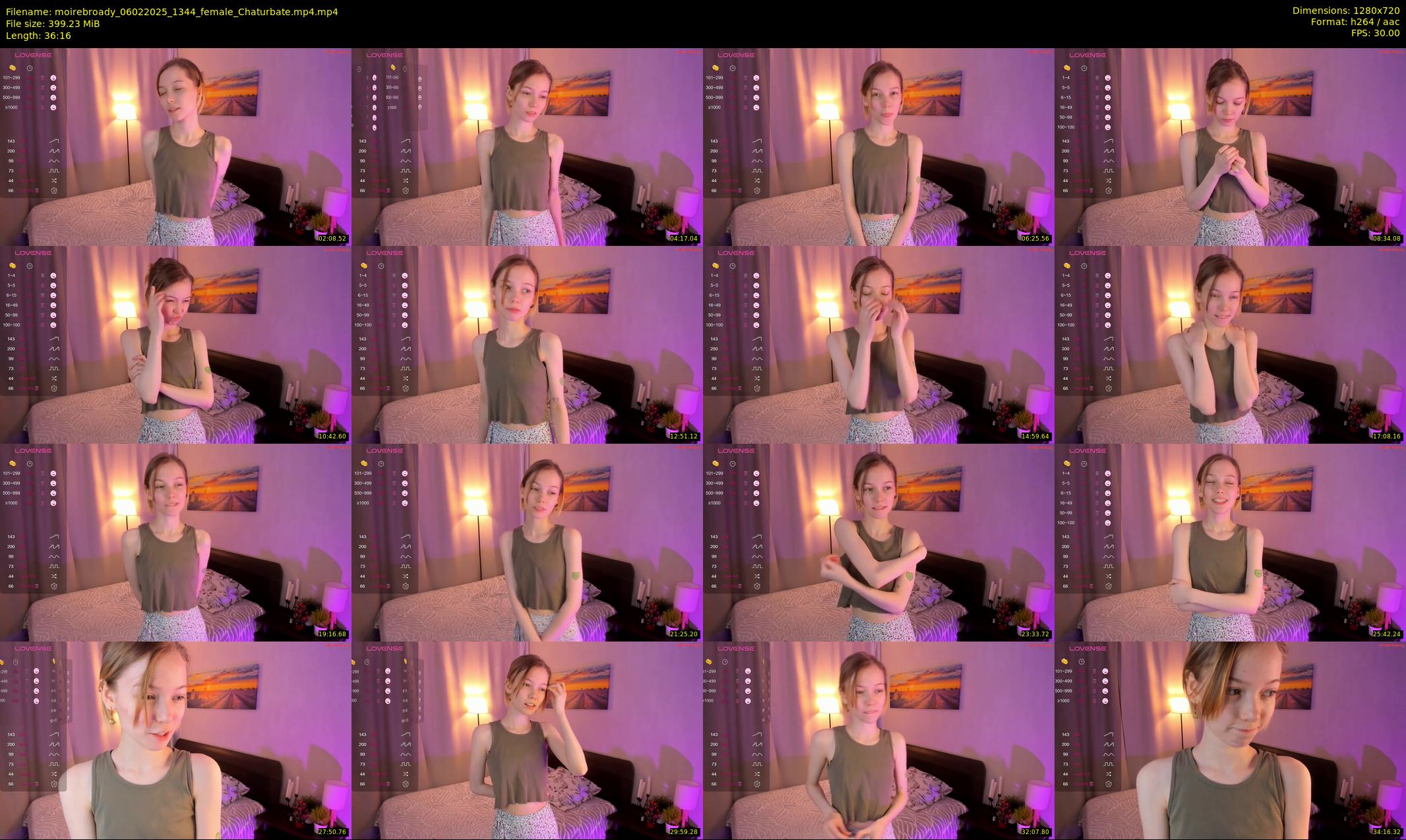 moirebroady — 37 minute Chaturbate female cam show recording, 720p, Feb 6, 2025