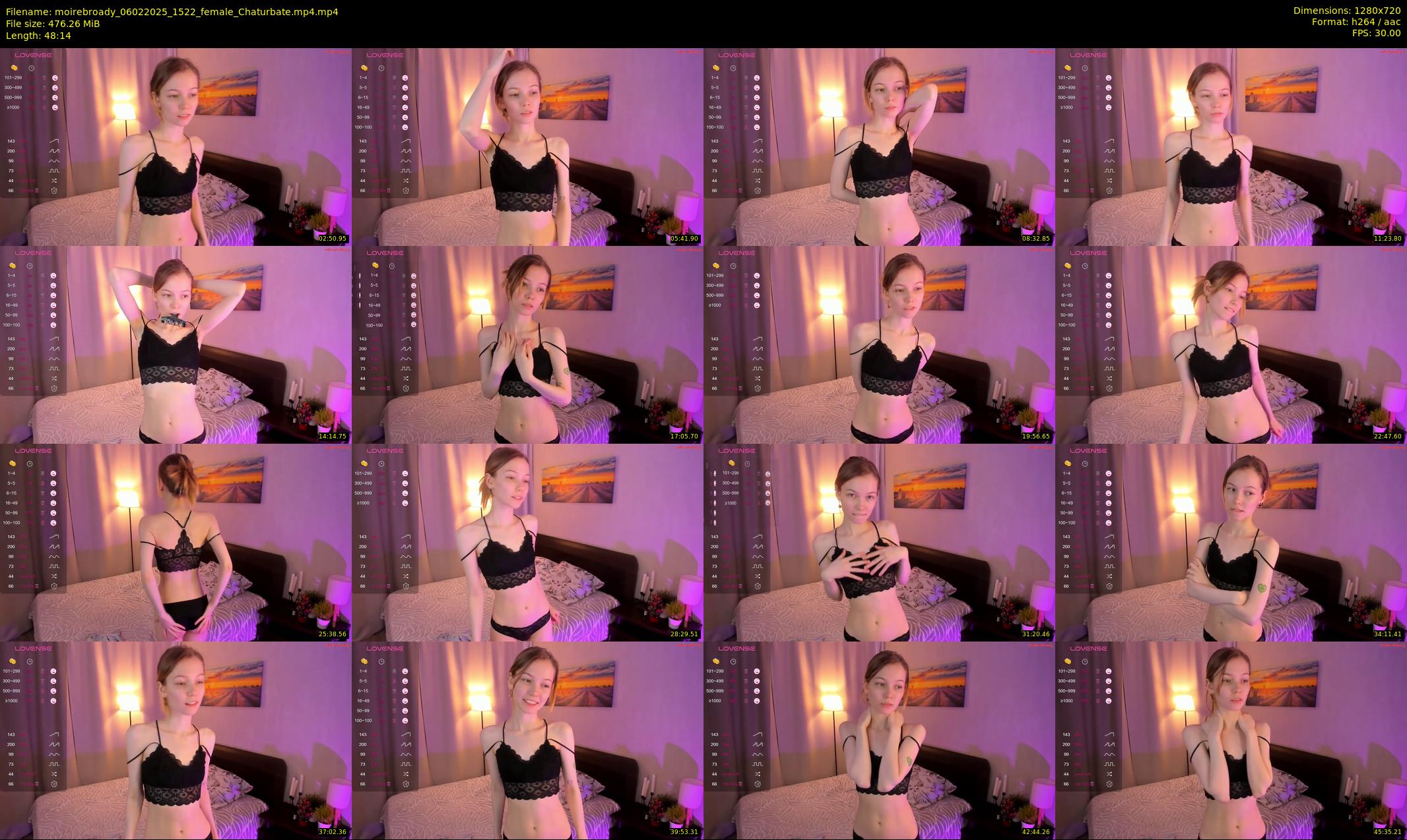moirebroady — 49 minute Chaturbate female cam show recording, 720p, Feb 6, 2025