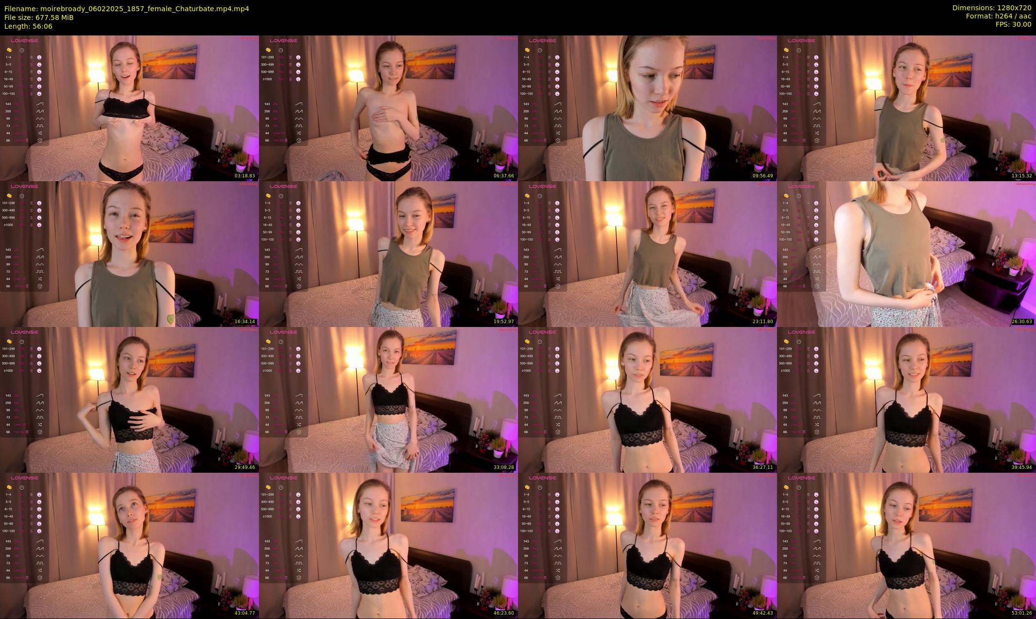moirebroady — 57 minute Chaturbate female cam show recording, 720p, Feb 6, 2025
