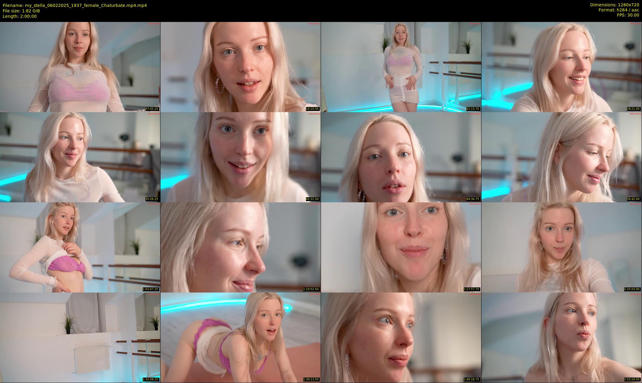 my_stella — 120 minute Chaturbate female cam show recording, 720p, Feb 6, 2025