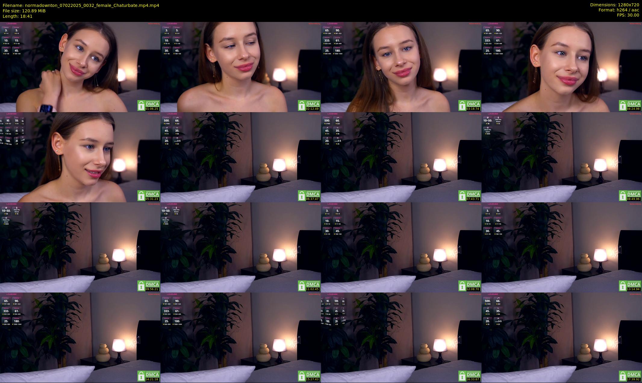 normadownton — 19 minute Chaturbate female cam show recording, 720p, Feb 7, 2025