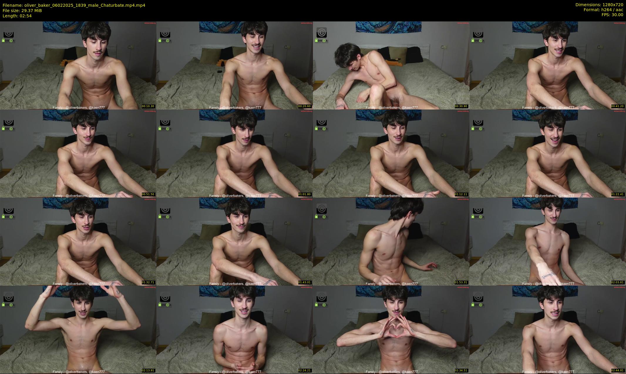 oliver_baker — 3 minute Chaturbate male cam show recording, 720p, Feb 6, 2025