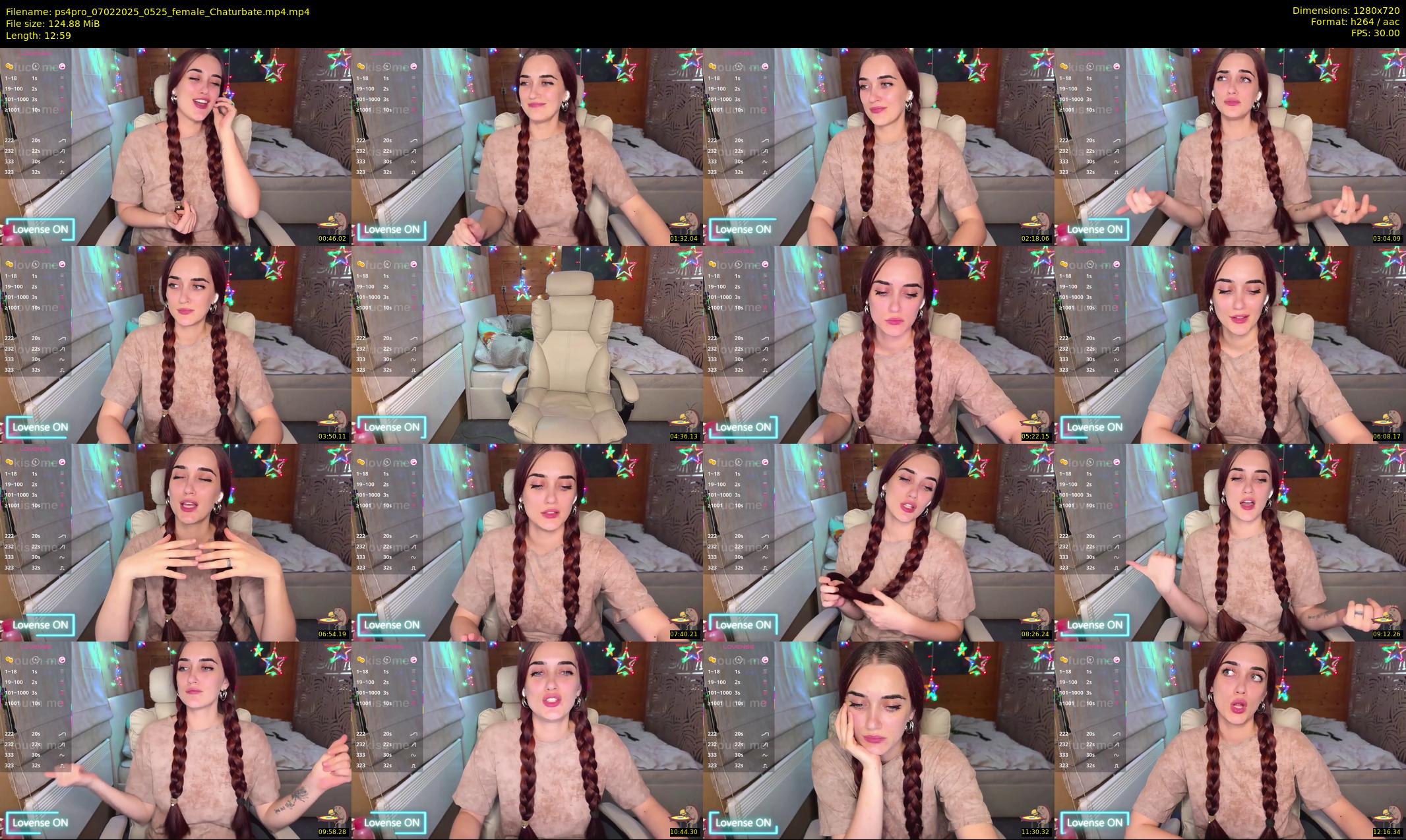 ps4pro — 13 minute Chaturbate female cam show recording, 720p, Feb 7, 2025