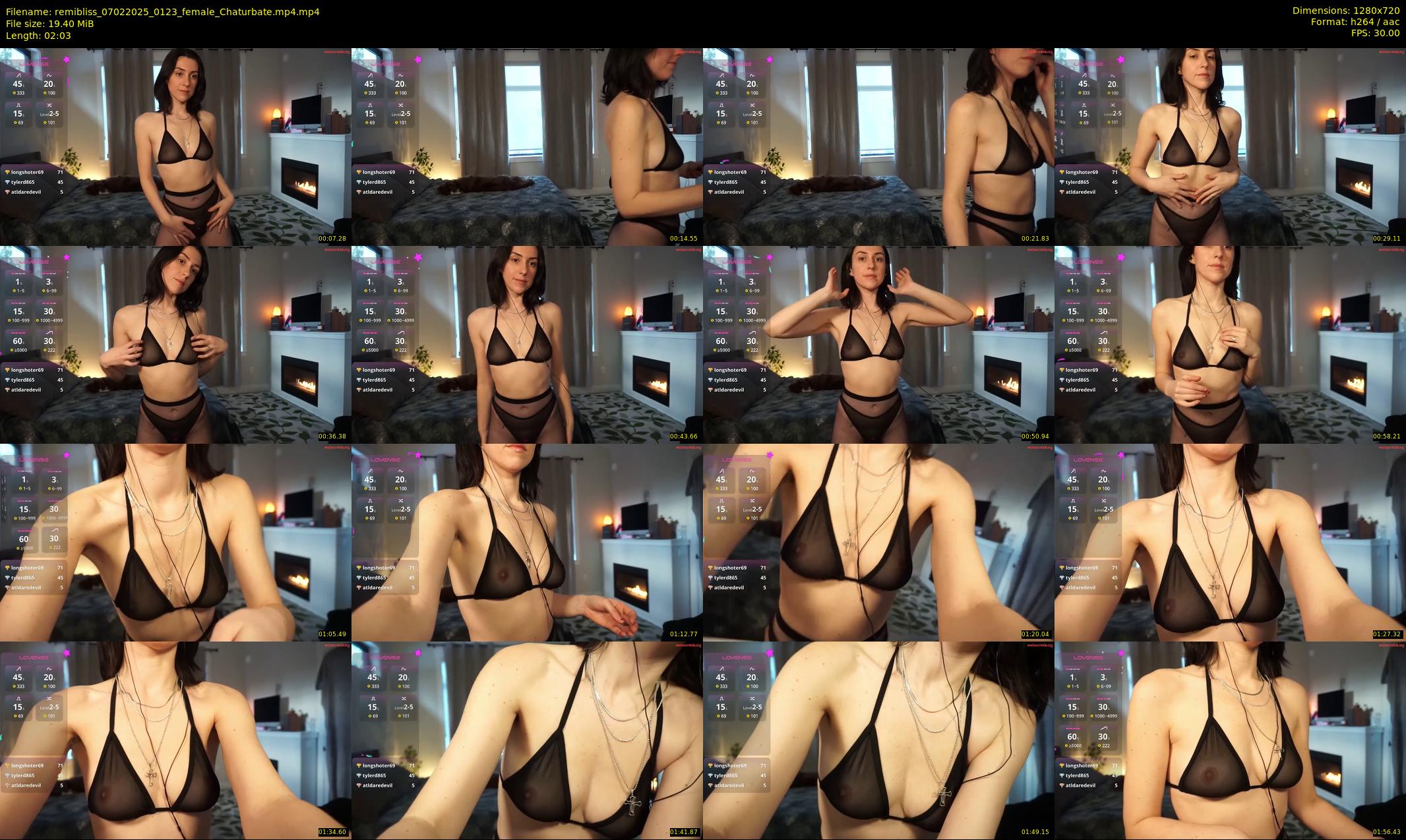 remibliss — 3 minute Chaturbate female cam show recording, 720p, Feb 7, 2025