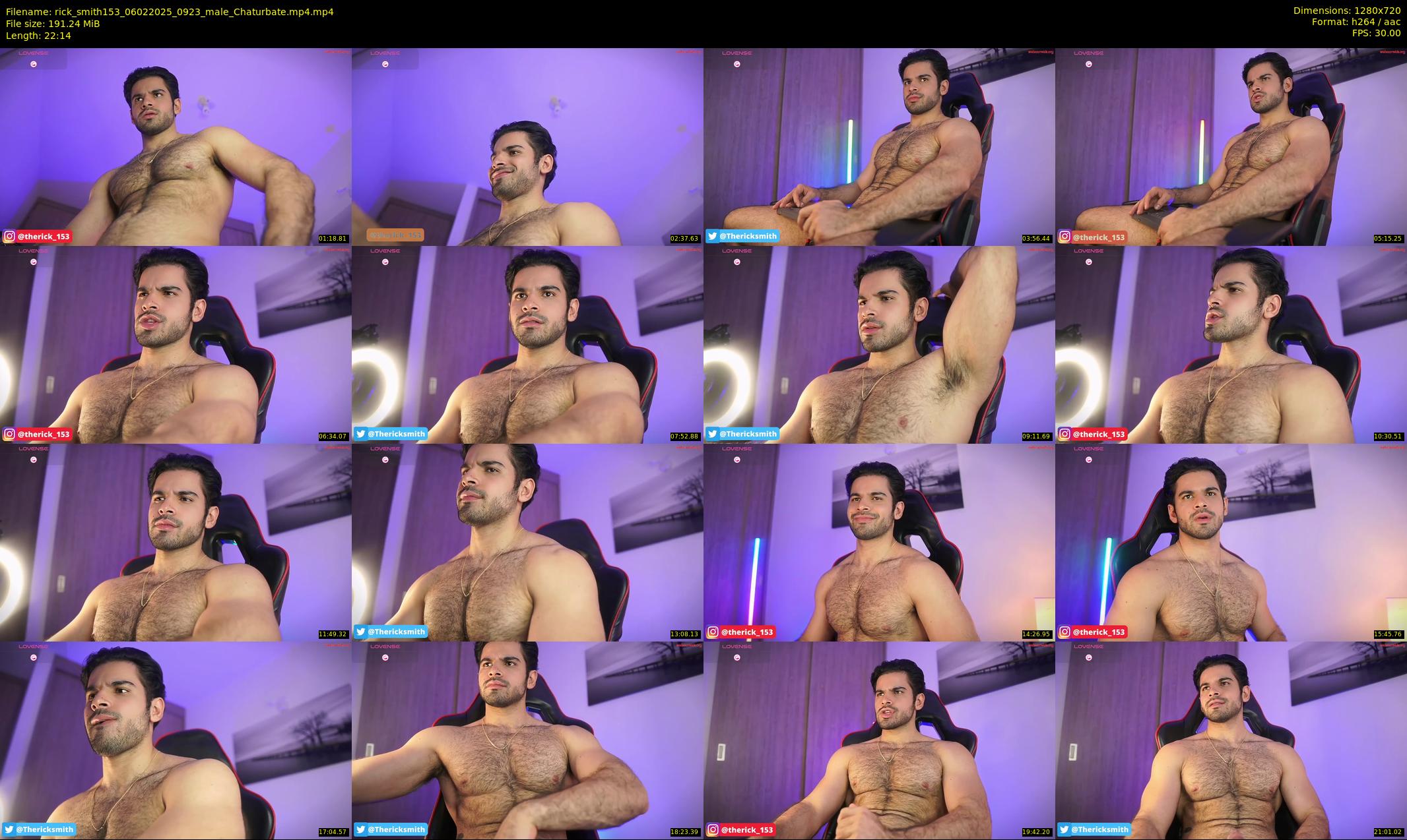 rick_smith153 — 23 minute Chaturbate male cam show recording, 720p, Feb 6, 2025