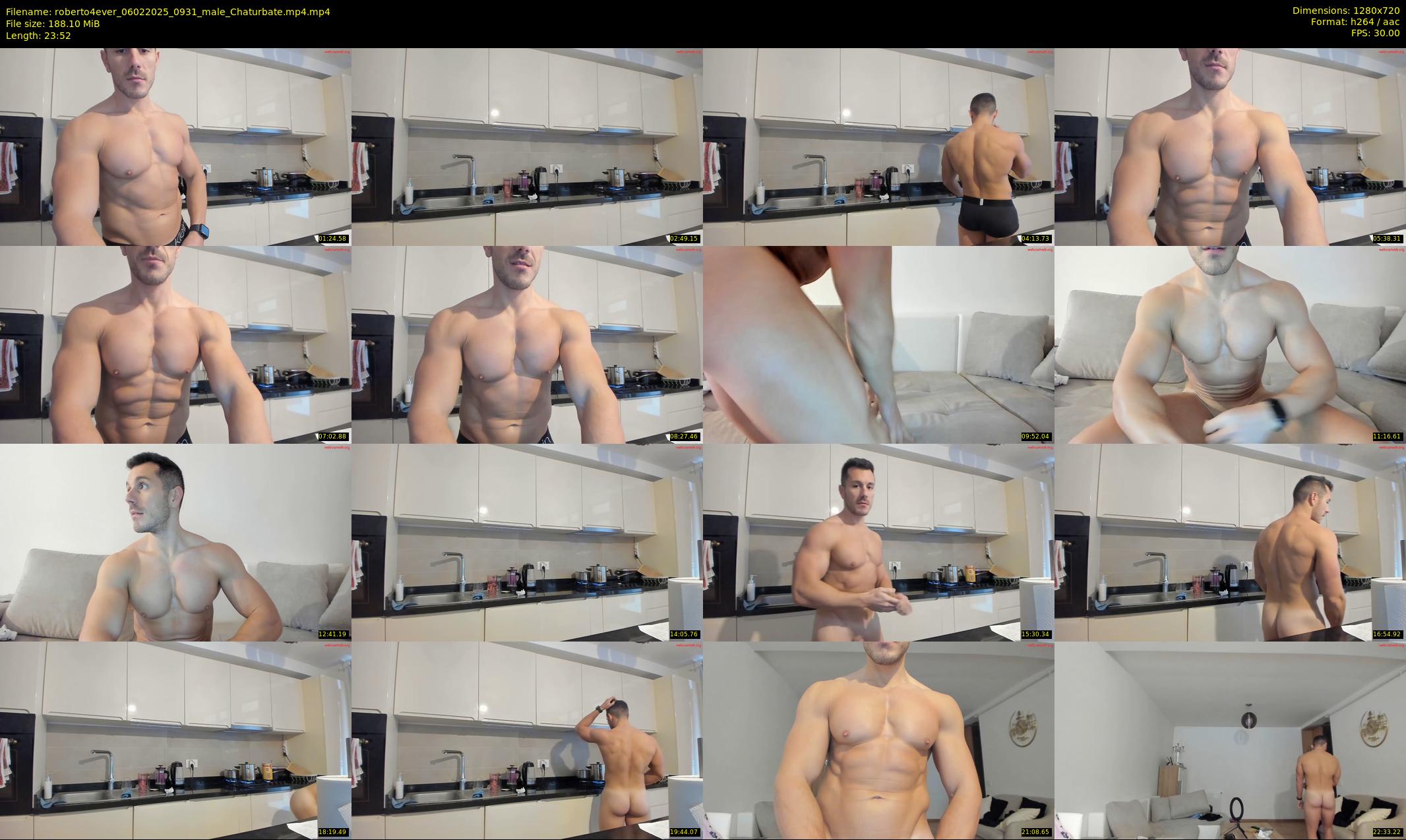 roberto4ever — 24 minute Chaturbate male cam show recording, 720p, Feb 6, 2025