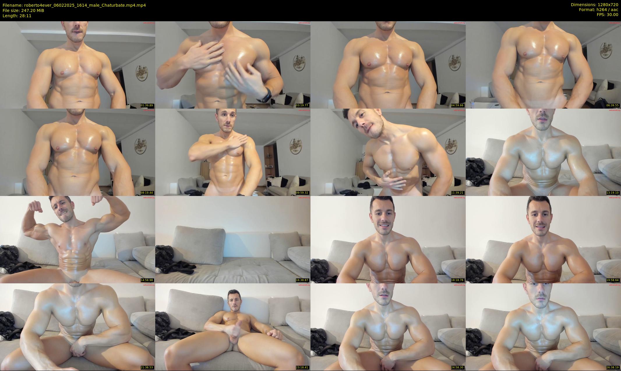 roberto4ever — 29 minute Chaturbate male cam show recording, 720p, Feb 6, 2025