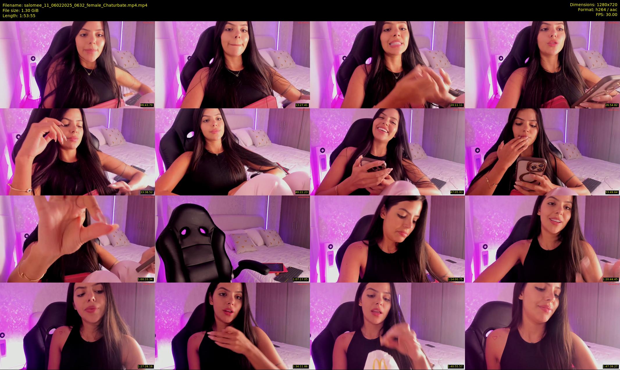 salomee_11 — 114 minute Chaturbate female cam show recording, 720p, Feb 6, 2025