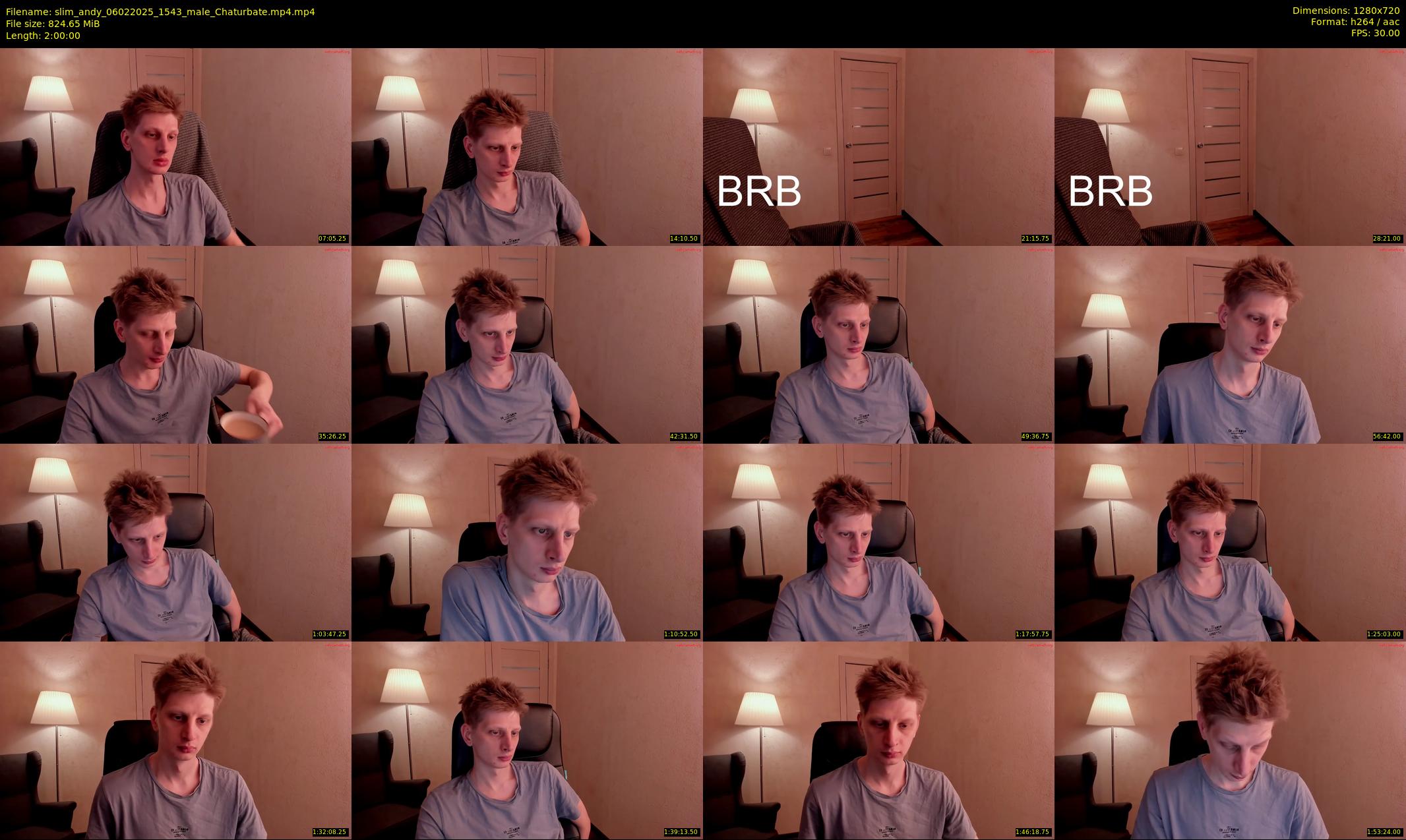 slim_andy — 120 minute Chaturbate male cam show recording, 720p, Feb 6, 2025
