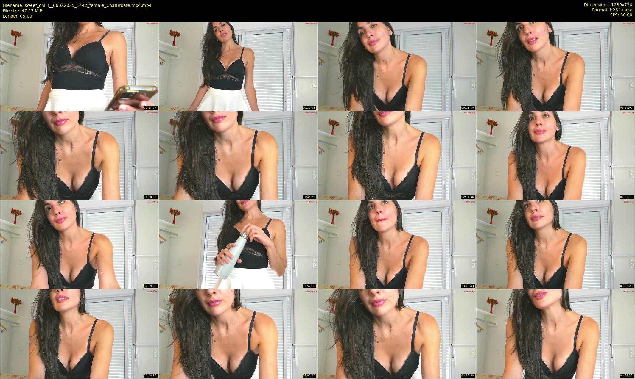 sweet_chilli_ — 5 minute Chaturbate female cam show recording, 720p, Feb 6, 2025