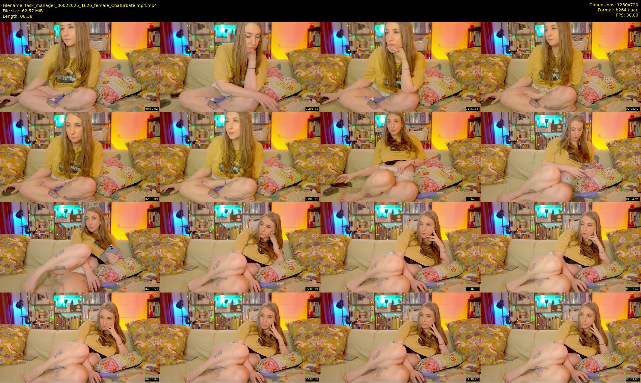 task_manager — 9 minute Chaturbate couple cam show recording, 720p, Feb 6, 2025