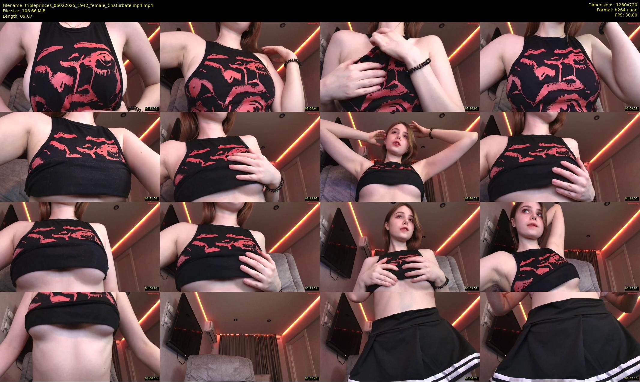 tripleprinces — 10 minute Chaturbate female cam show recording, 720p, Feb 6, 2025