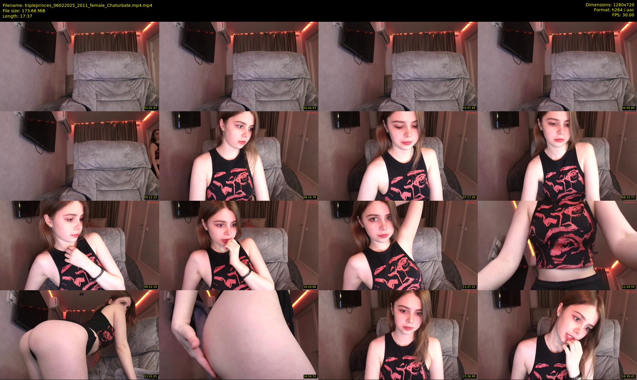 tripleprinces — 18 minute Chaturbate female cam show recording, 720p, Feb 6, 2025