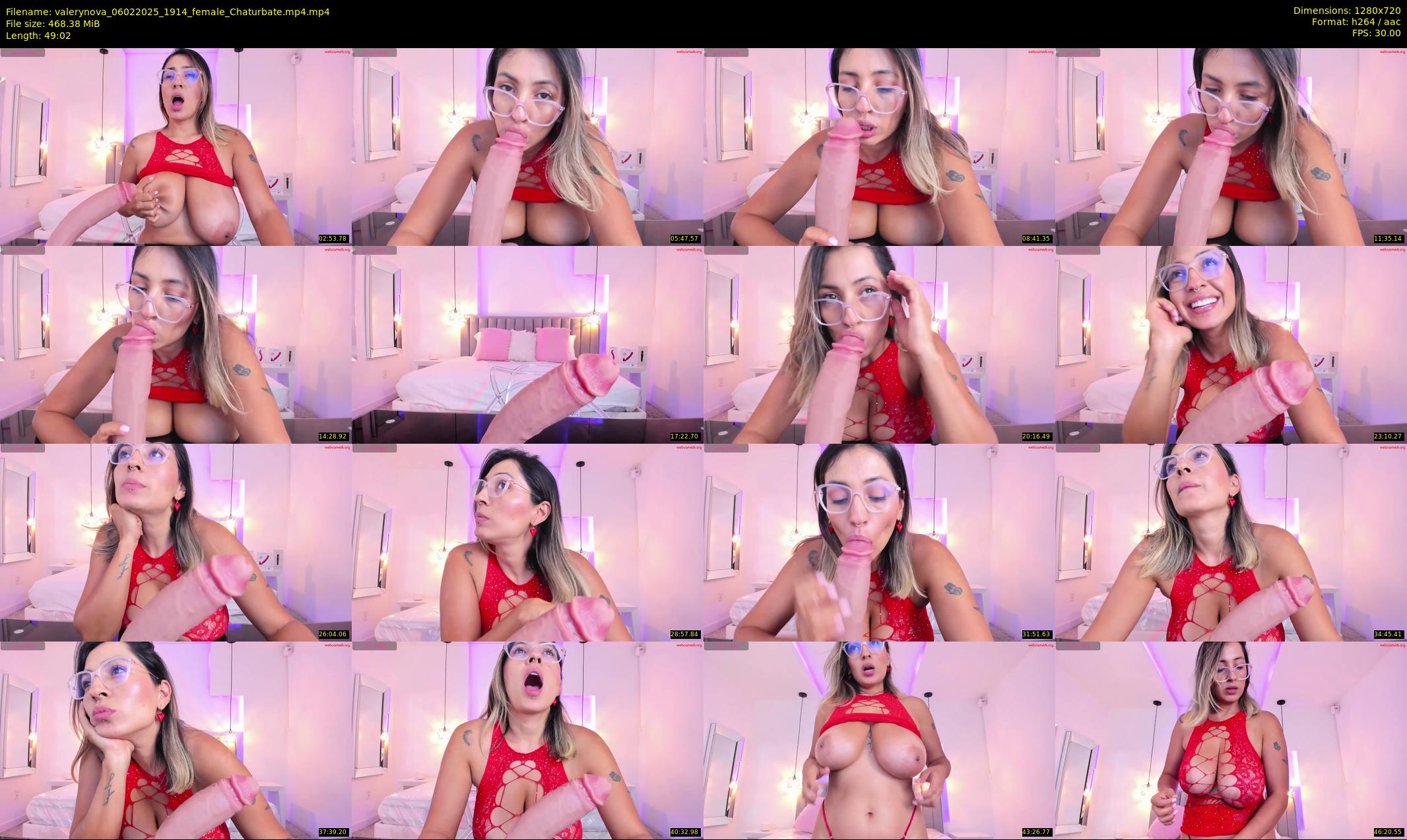 valerynova — 50 minute Chaturbate female cam show recording, 720p, Feb 6, 2025