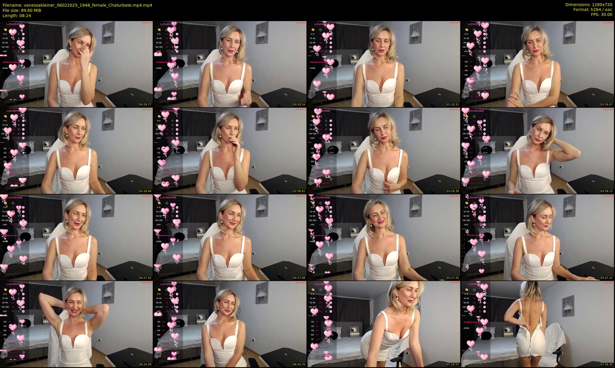 vanessakleiner — 9 minute Chaturbate female cam show recording, 720p, Feb 6, 2025