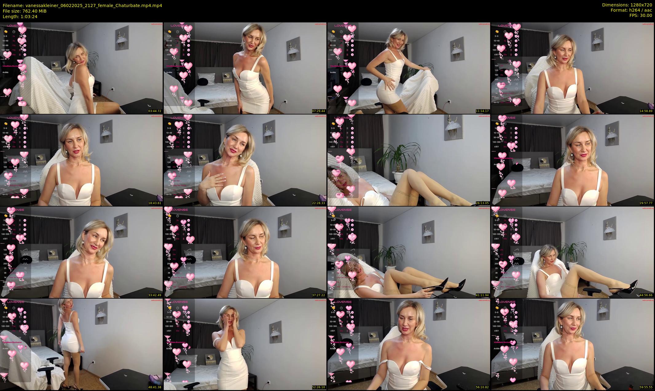 vanessakleiner — 64 minute Chaturbate female cam show recording, 720p, Feb 6, 2025