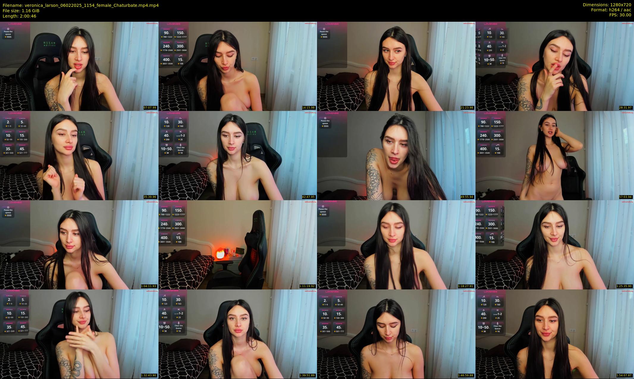veronica_larson — 121 minute Chaturbate female cam show recording, 720p, Feb 6, 2025