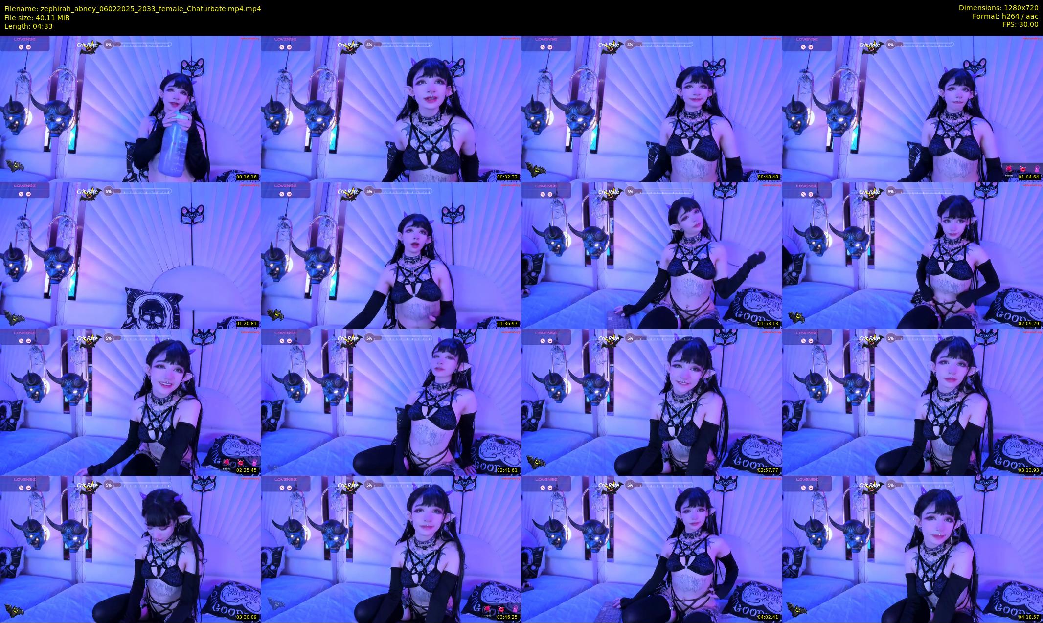 zephirah_abney — 5 minute Chaturbate female cam show recording, 720p, Feb 6, 2025