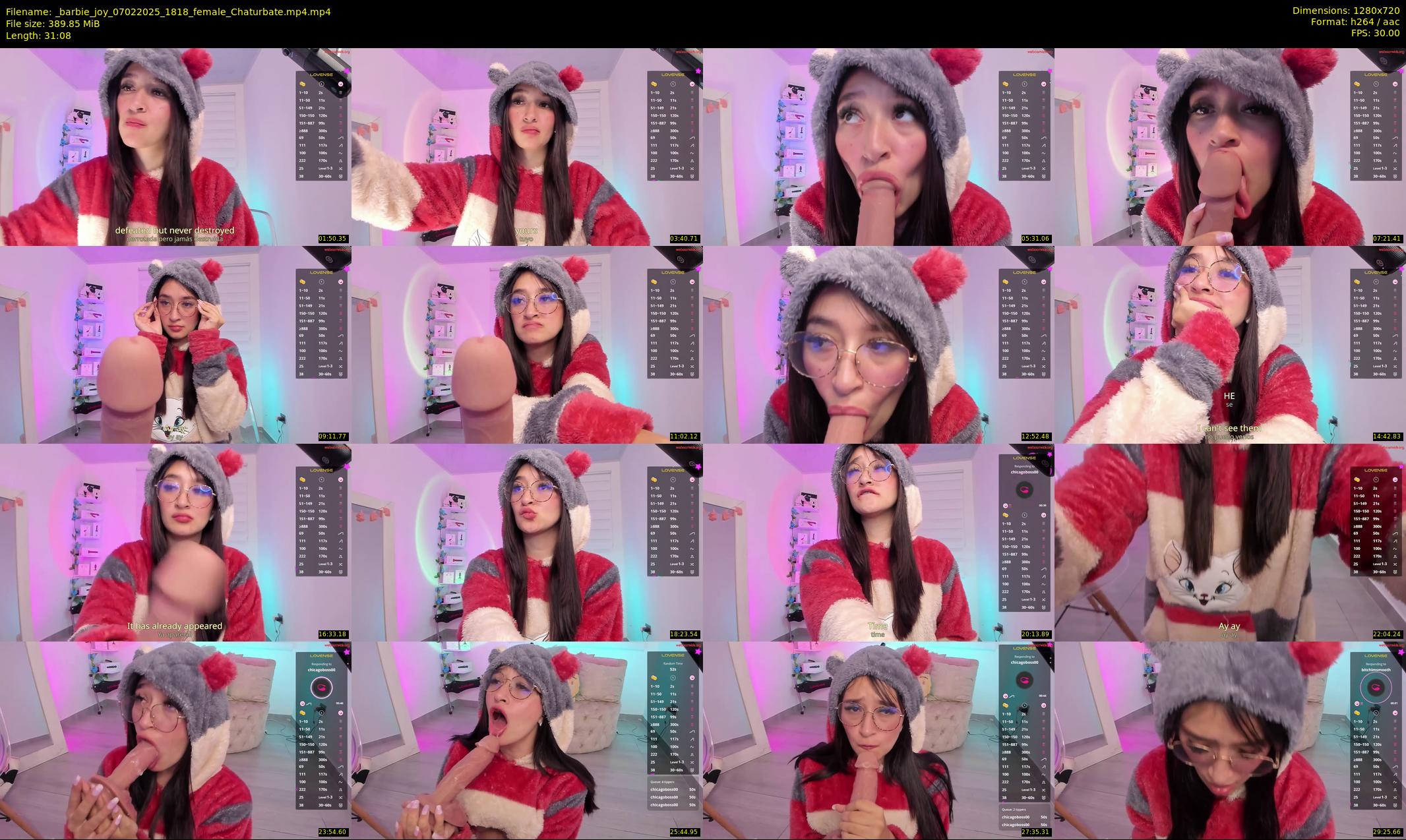 _barbie_joy — 32 minute Chaturbate female cam show recording, 720p, Feb 7, 2025
