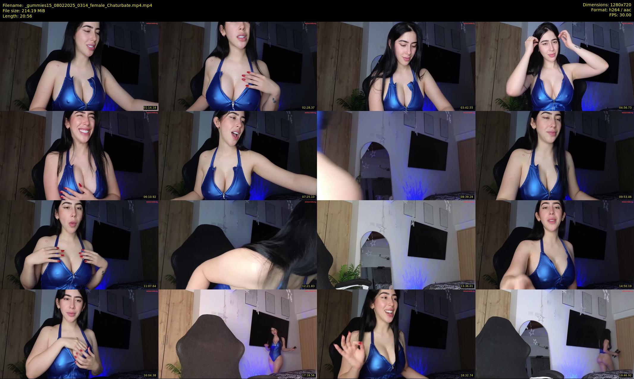 _gummies15 — 21 minute Chaturbate female cam show recording, 720p, Feb 8, 2025