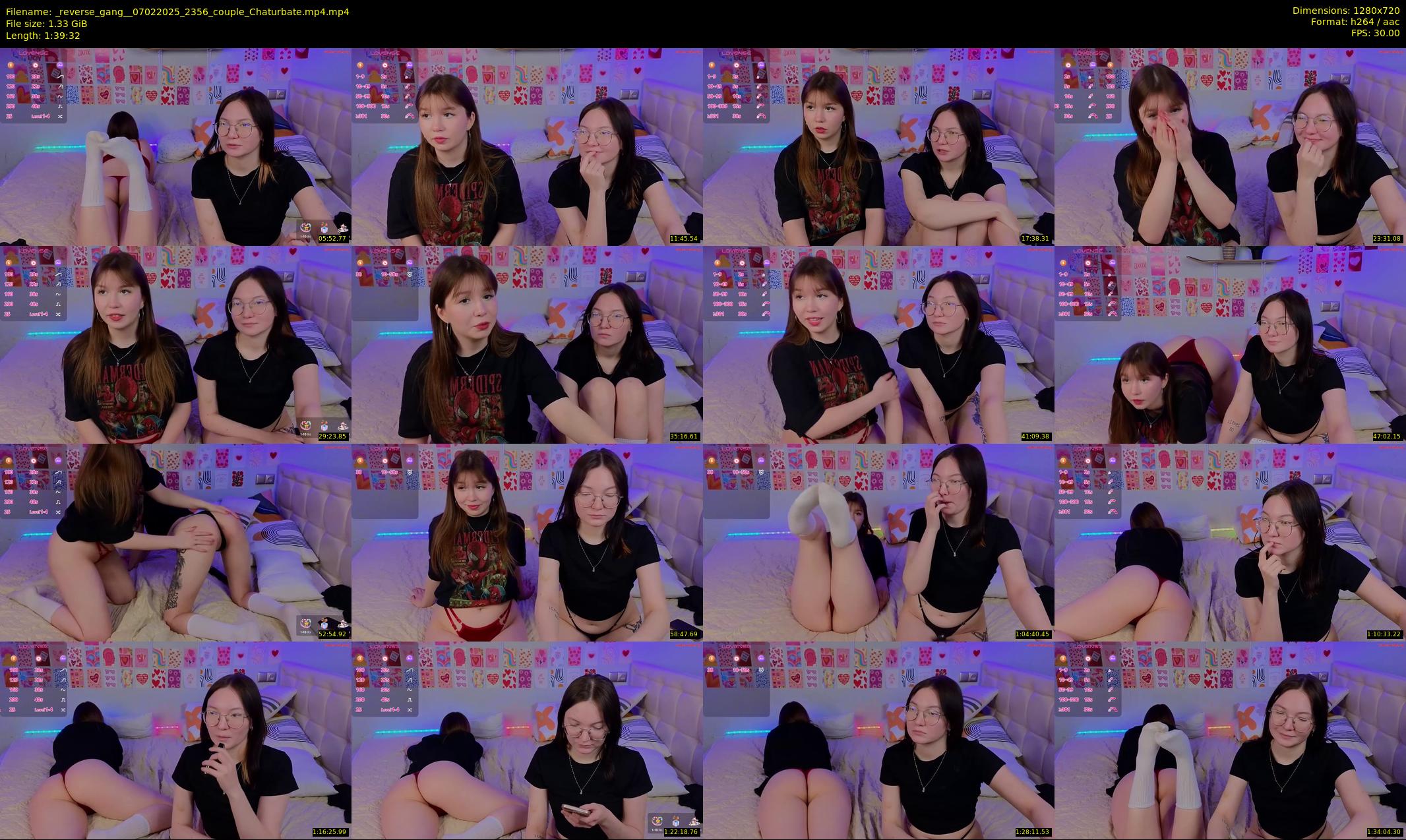 _reverse_gang_ — 100 minute Chaturbate couple cam show recording, 720p, Feb 7, 2025