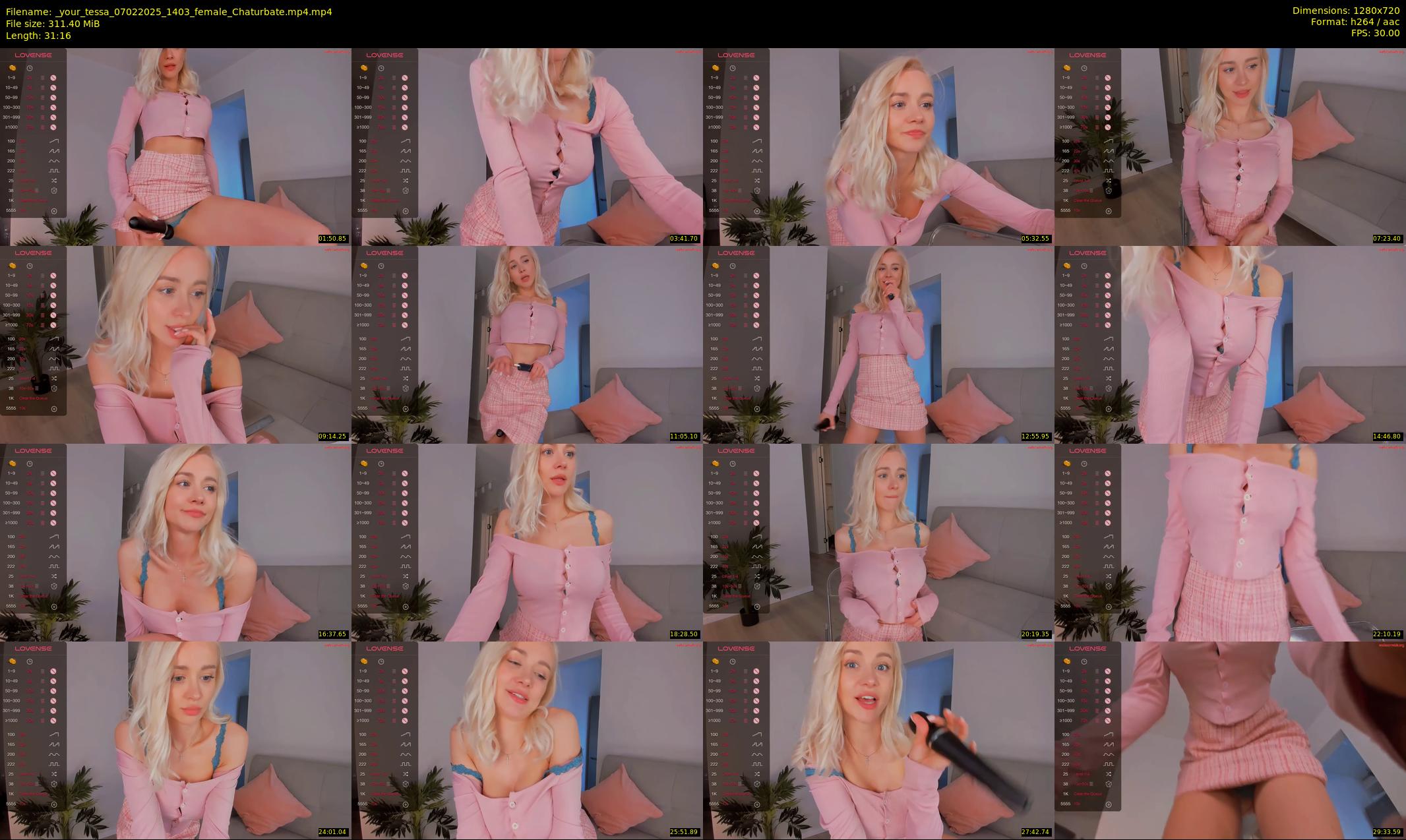 _your_tessa — 32 minute Chaturbate female cam show recording, 720p, Feb 7, 2025