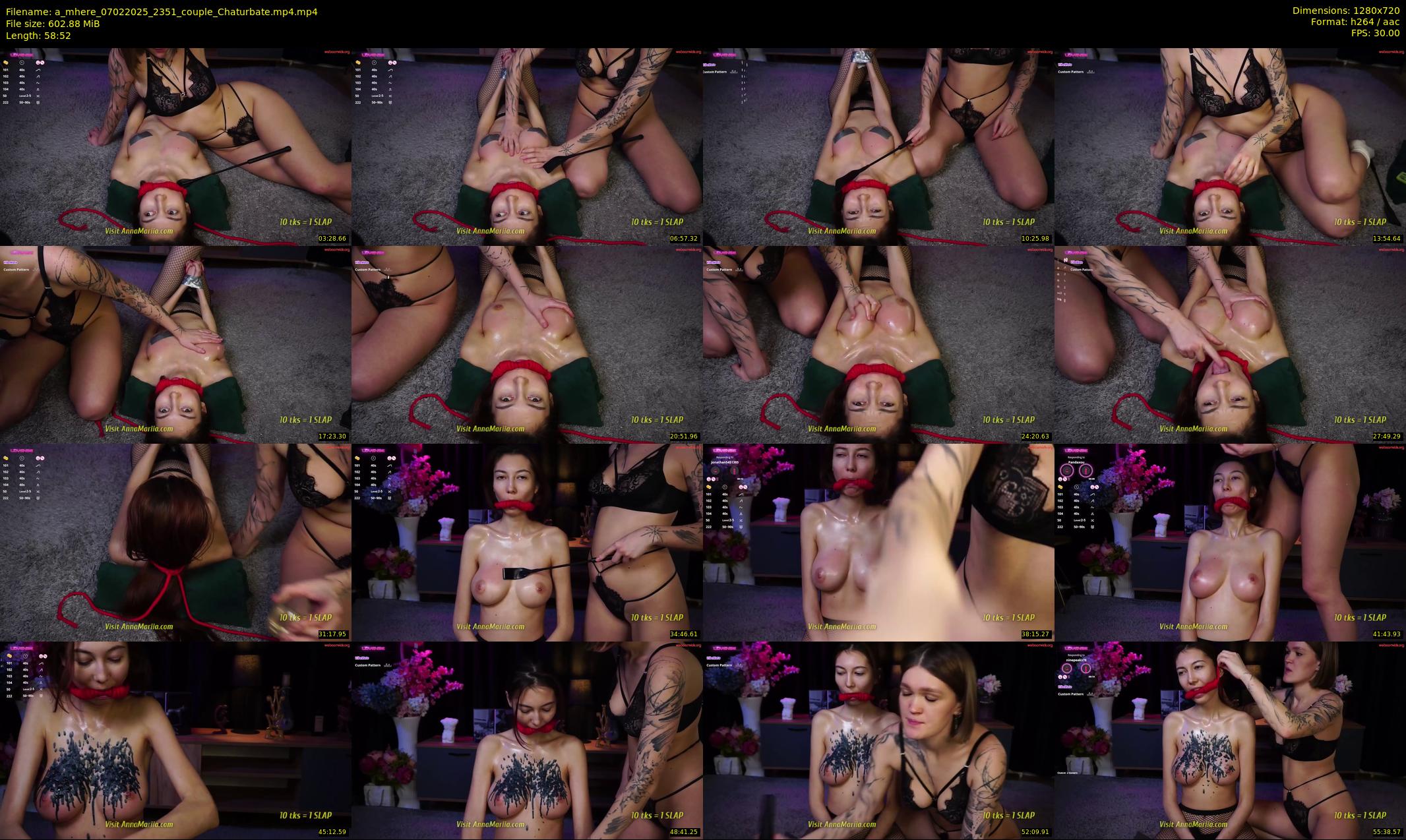 a_mhere — 59 minute Chaturbate couple cam show recording, 720p, Feb 7, 2025