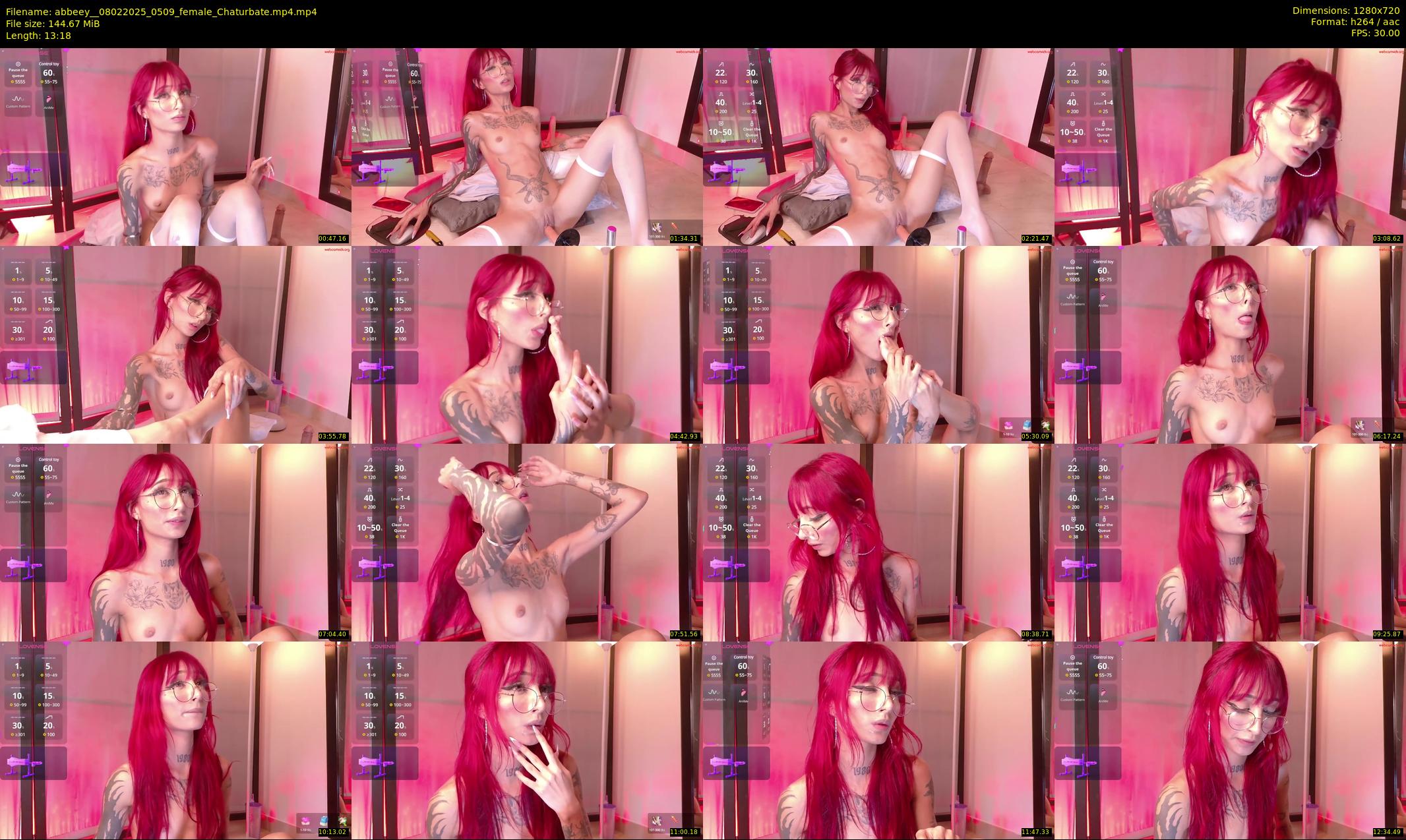 abbeey_ — 14 minute Chaturbate female cam show recording, 720p, Feb 8, 2025