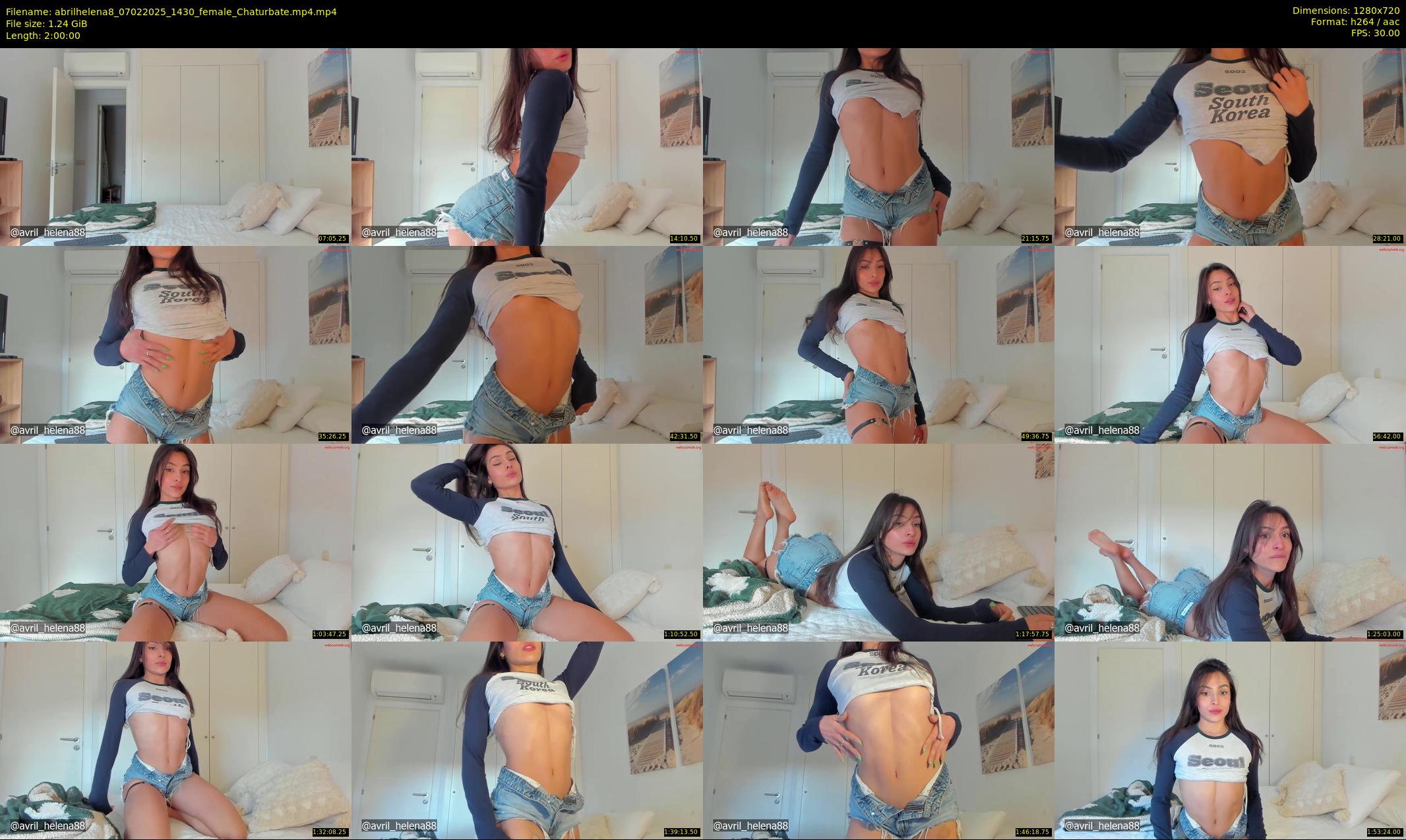 abrilhelena8 — 120 minute Chaturbate female cam show recording, 720p, Feb 7, 2025