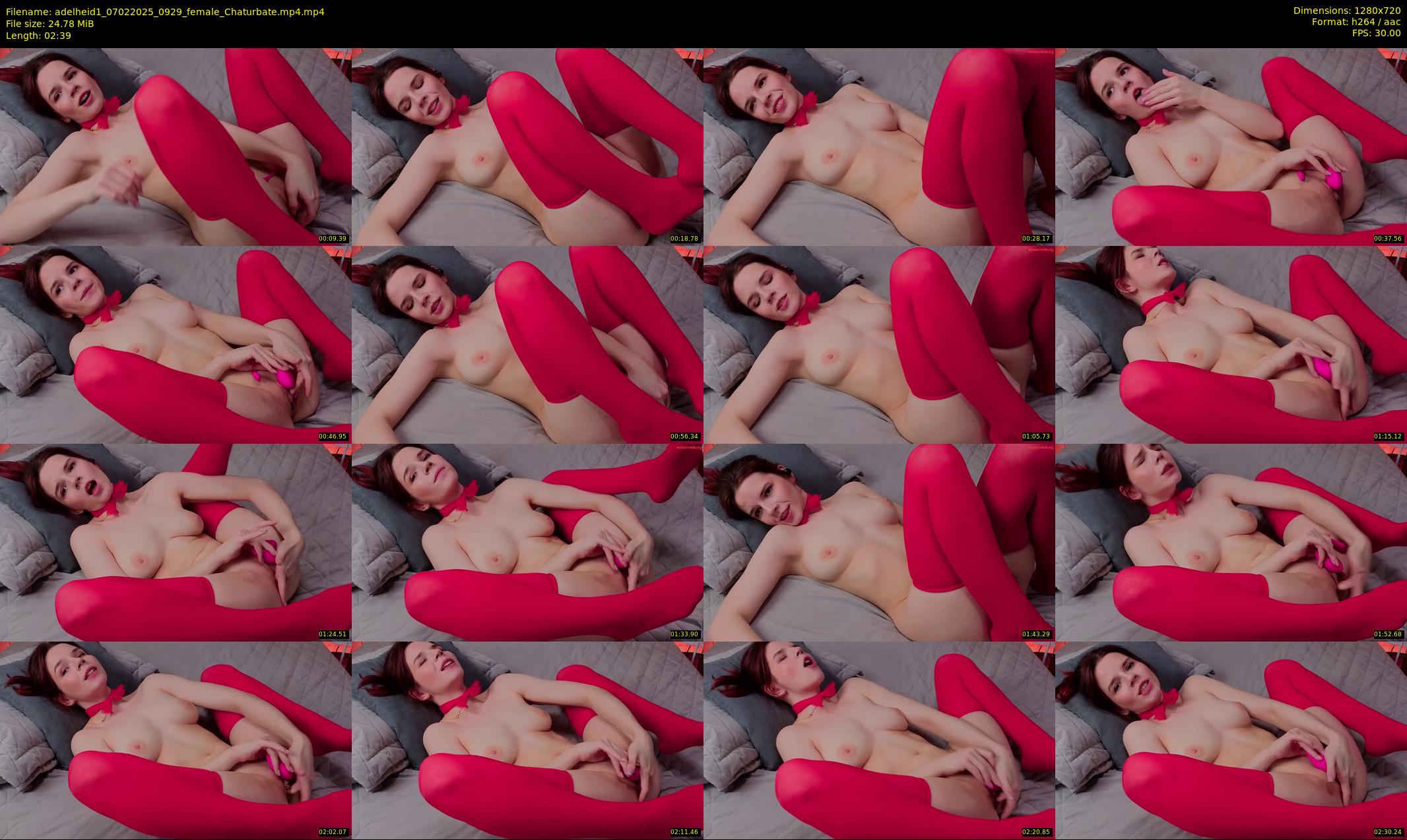 adelheid1 — 3 minute Chaturbate female cam show recording, 720p, Feb 7, 2025