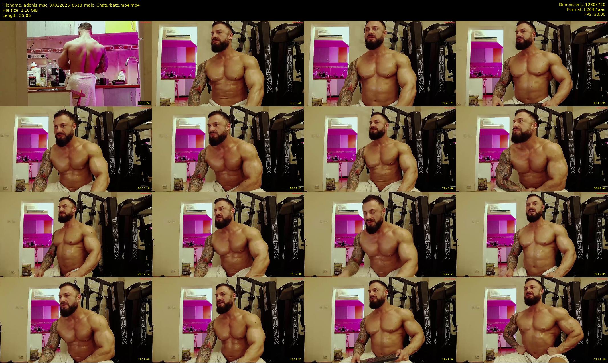 adonis_msc — 56 minute Chaturbate male cam show recording, 720p, Feb 7, 2025