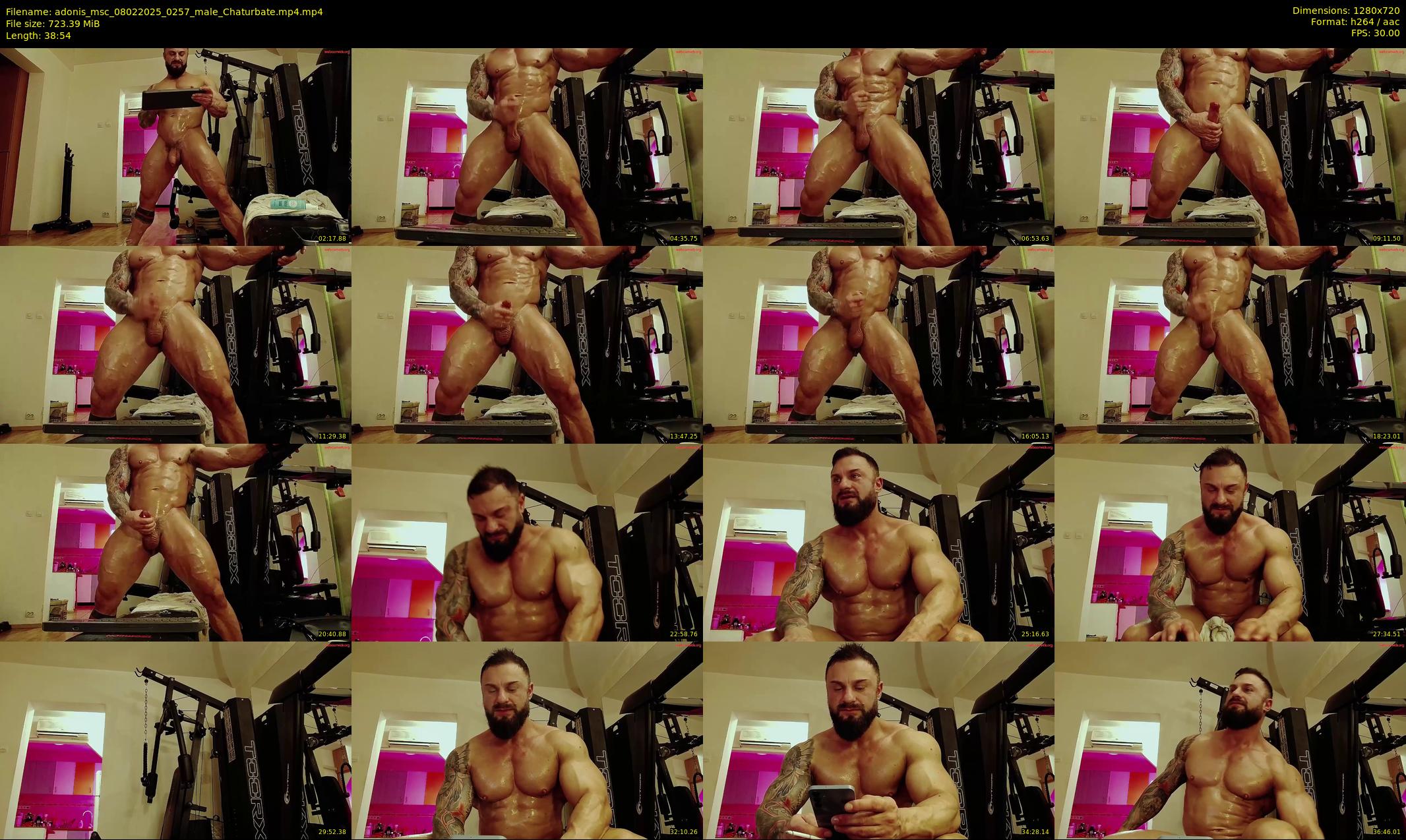 adonis_msc — 39 minute Chaturbate male cam show recording, 720p, Feb 8, 2025
