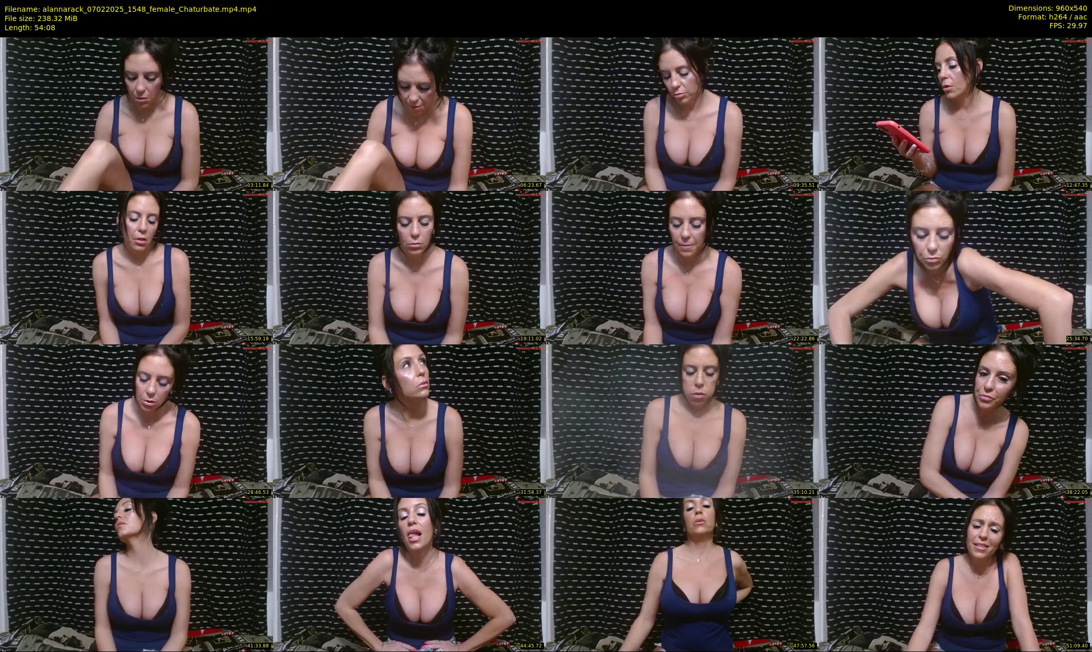 alannarack — 55 minute Chaturbate female cam show recording, 480p, Feb 7, 2025