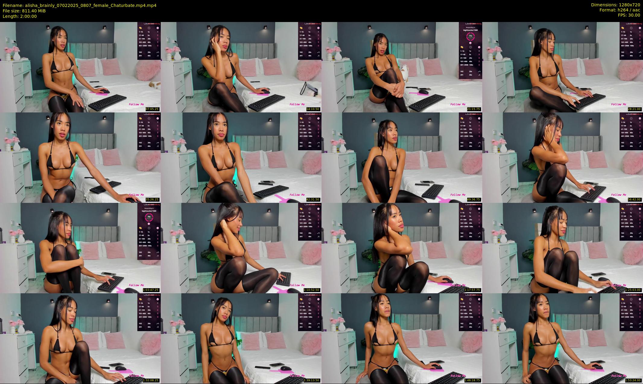 alisha_brainly — 120 minute Chaturbate female cam show recording, 720p, Feb 7, 2025
