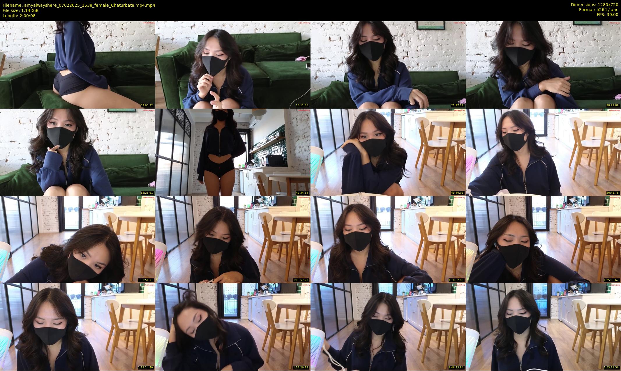 amyalwayshere — 121 minute Chaturbate female cam show recording, 720p, Feb 7, 2025