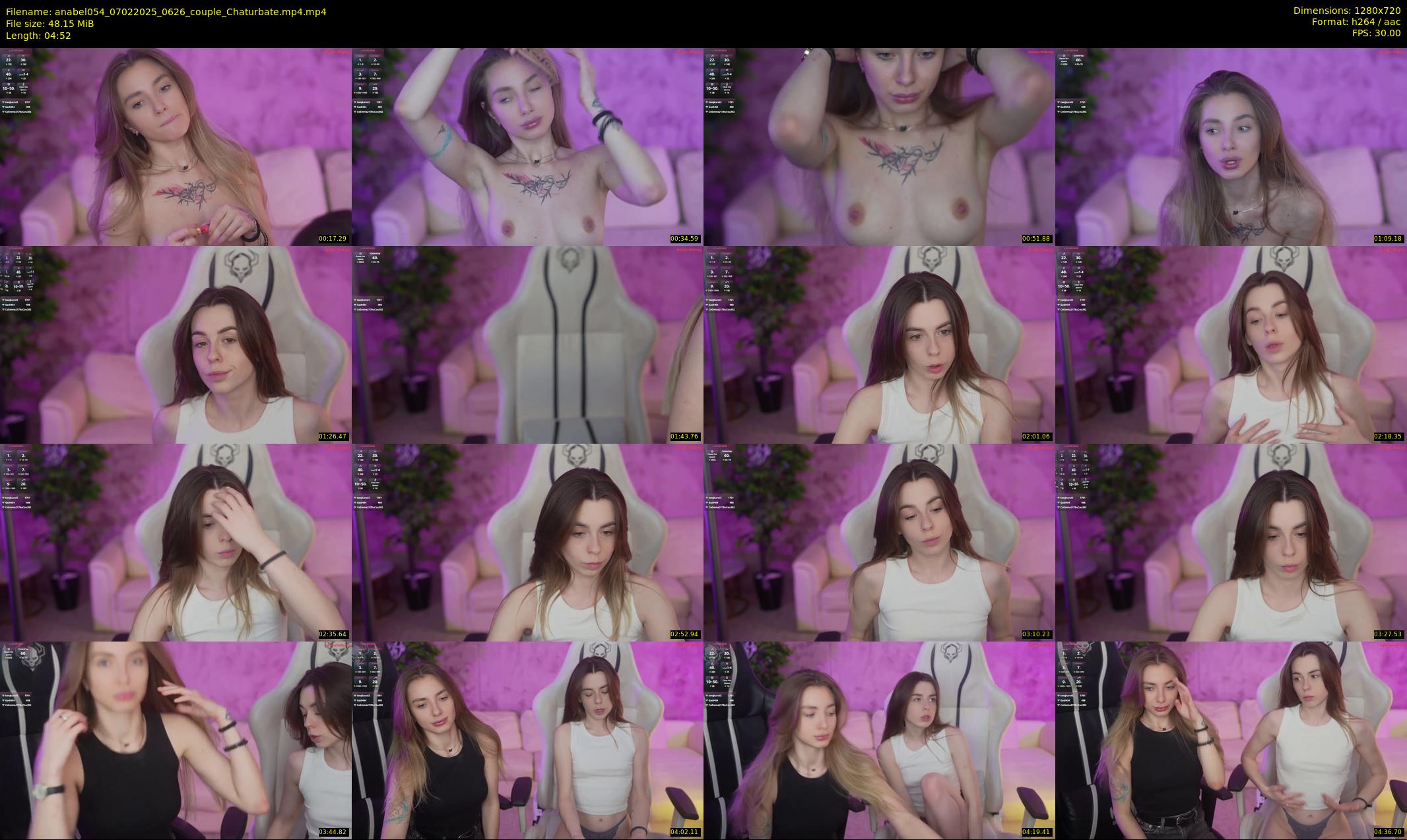 anabel054 — 5 minute Chaturbate female cam show recording, 720p, Feb 7, 2025