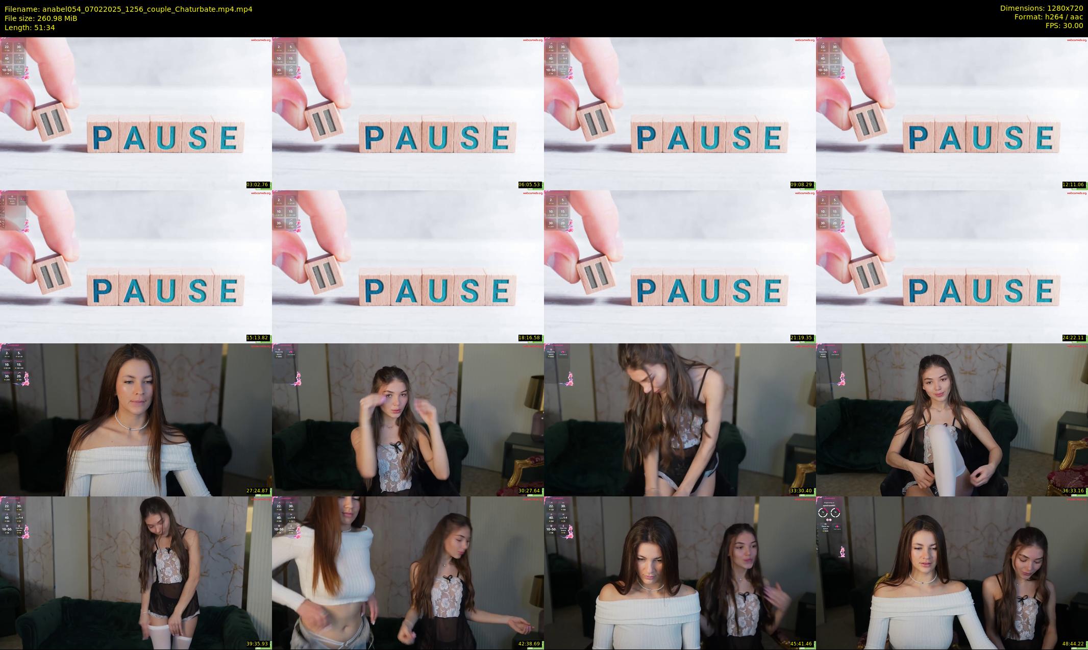 anabel054 — 52 minute Chaturbate female cam show recording, 720p, Feb 7, 2025