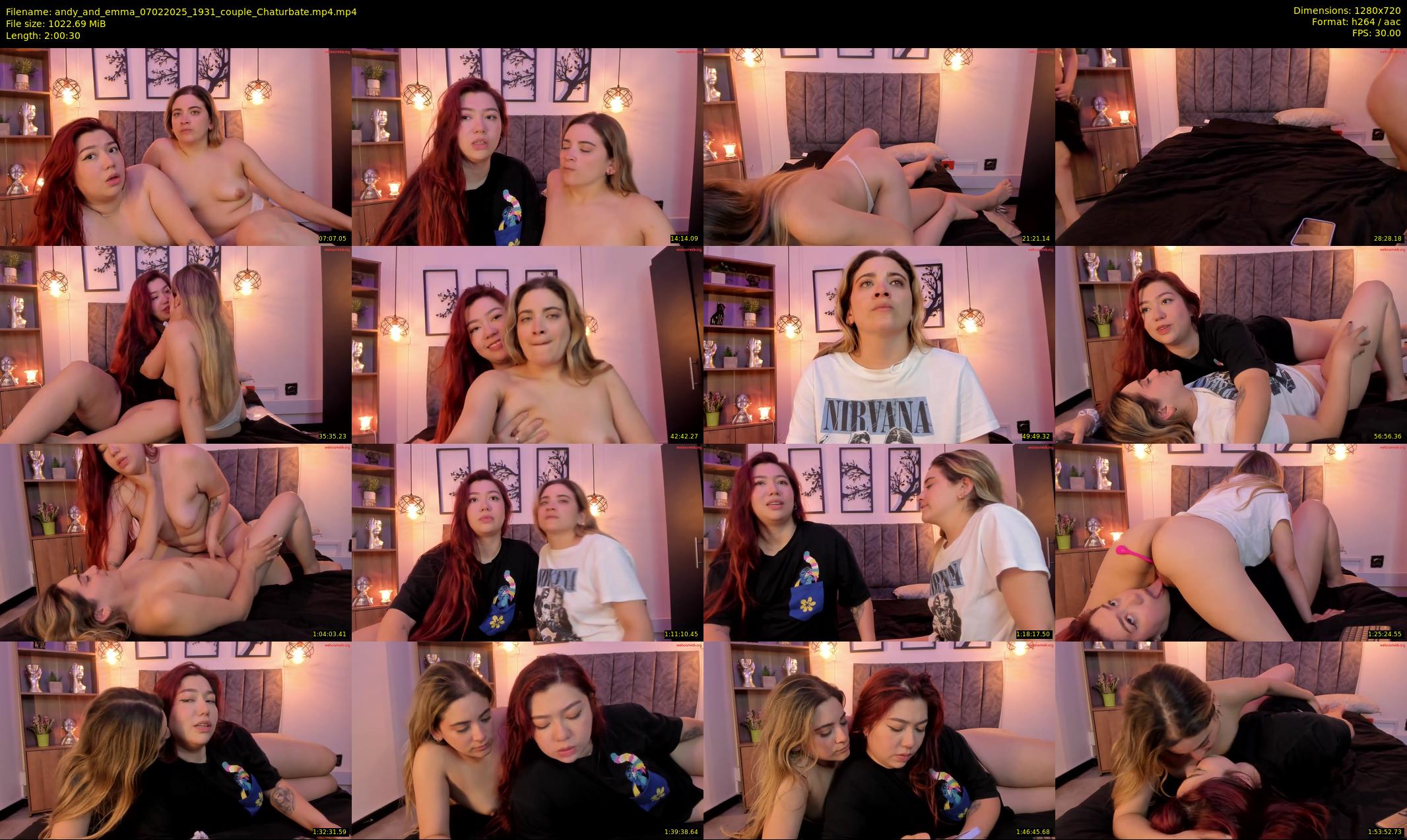 andy_and_emma — 121 minute Chaturbate couple cam show recording, 720p, Feb 7, 2025