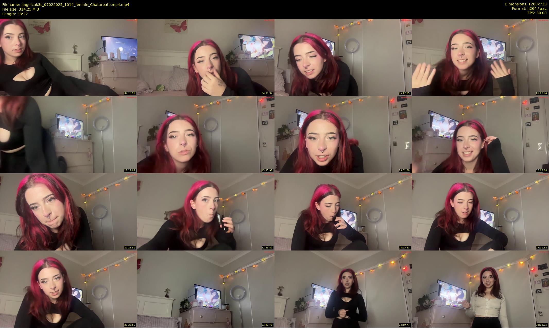 angelcak3s — 39 minute Chaturbate female cam show recording, 720p, Feb 7, 2025
