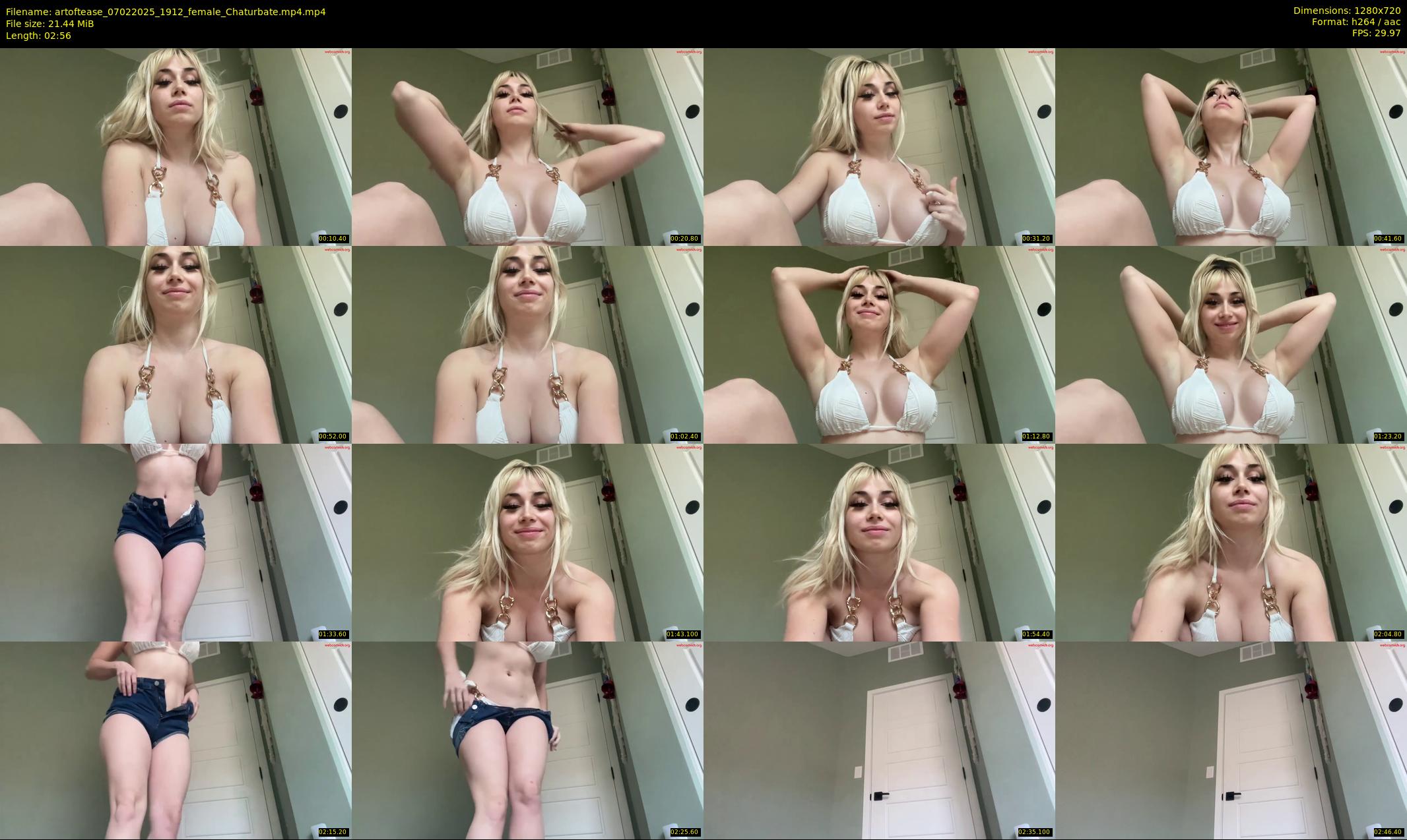 artoftease — 3 minute Chaturbate female cam show recording, 720p, Feb 7, 2025