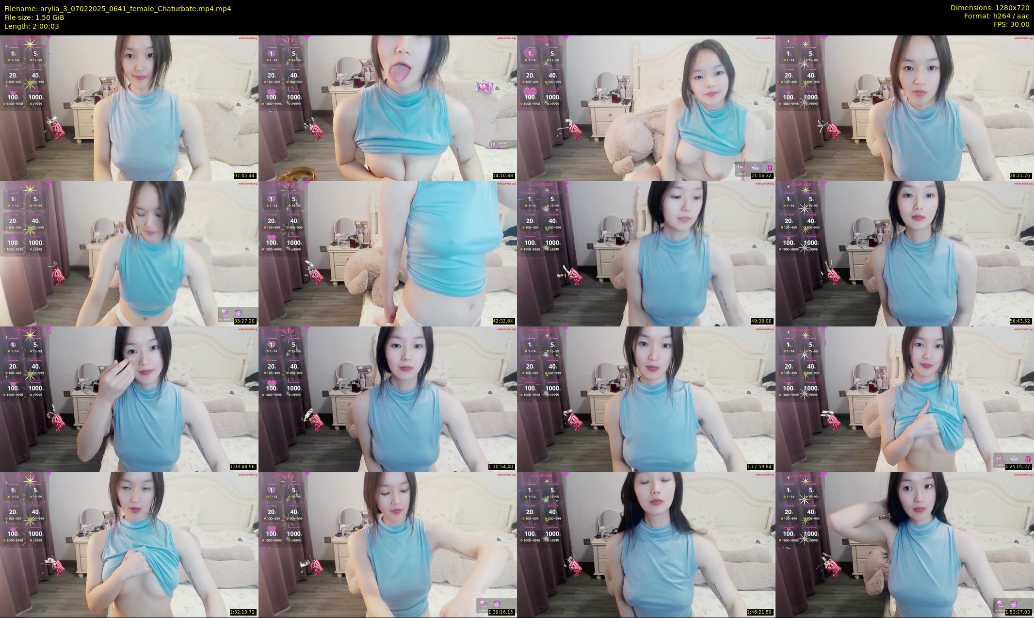 arylia_3 — 121 minute Chaturbate female cam show recording, 720p, Feb 7, 2025
