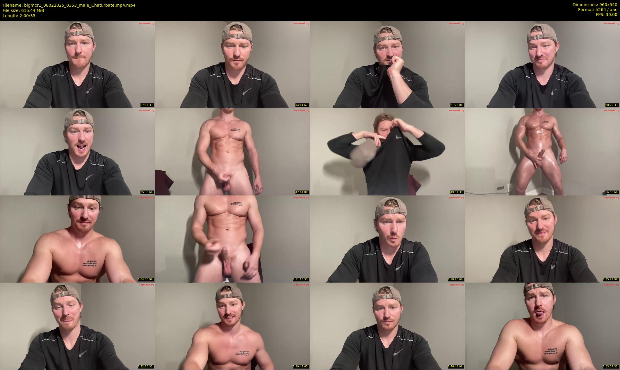 bigmcr1 — 121 minute Chaturbate male cam show recording, 480p, Feb 8, 2025