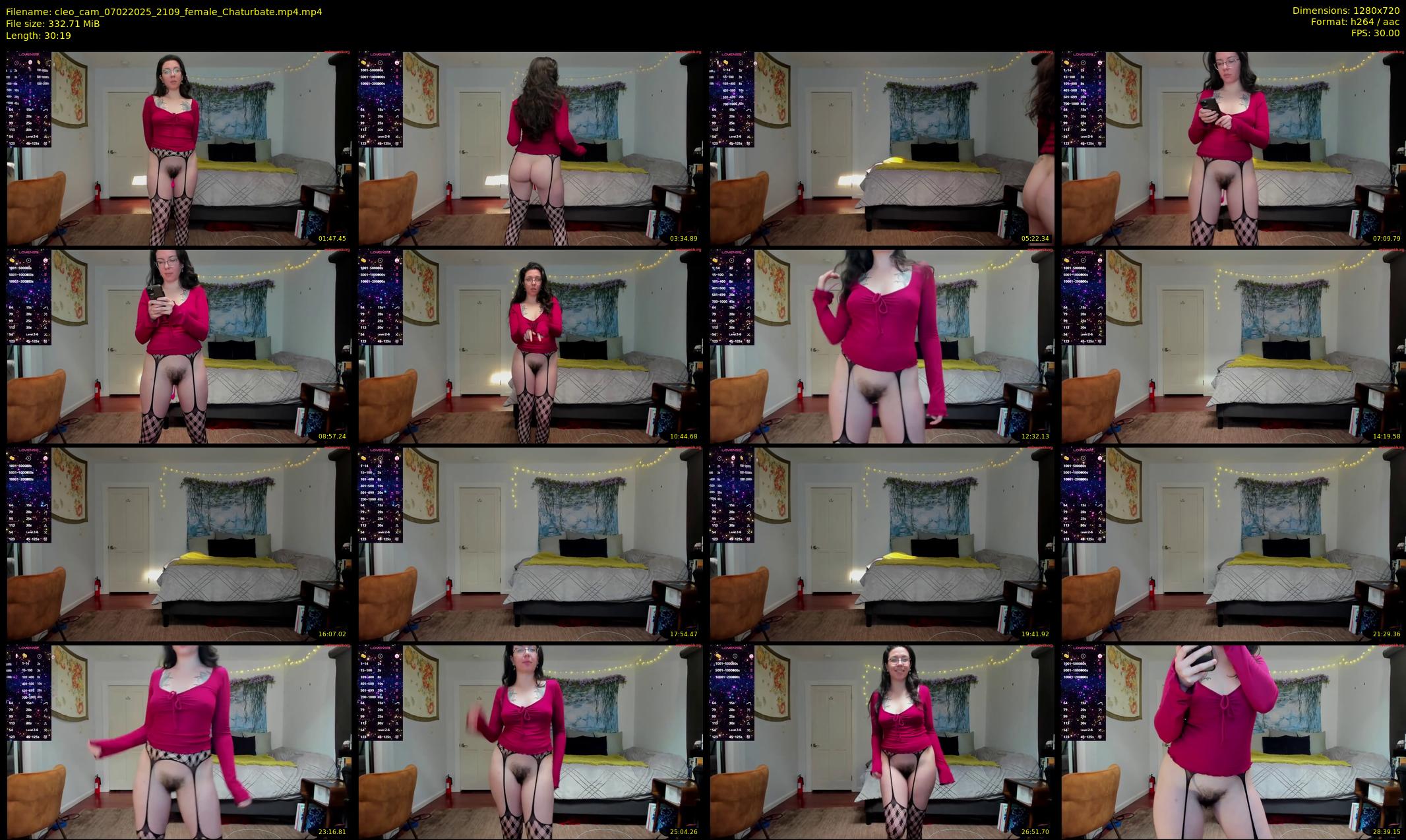 cleo_cam — 31 minute Chaturbate female cam show recording, 720p, Feb 7, 2025