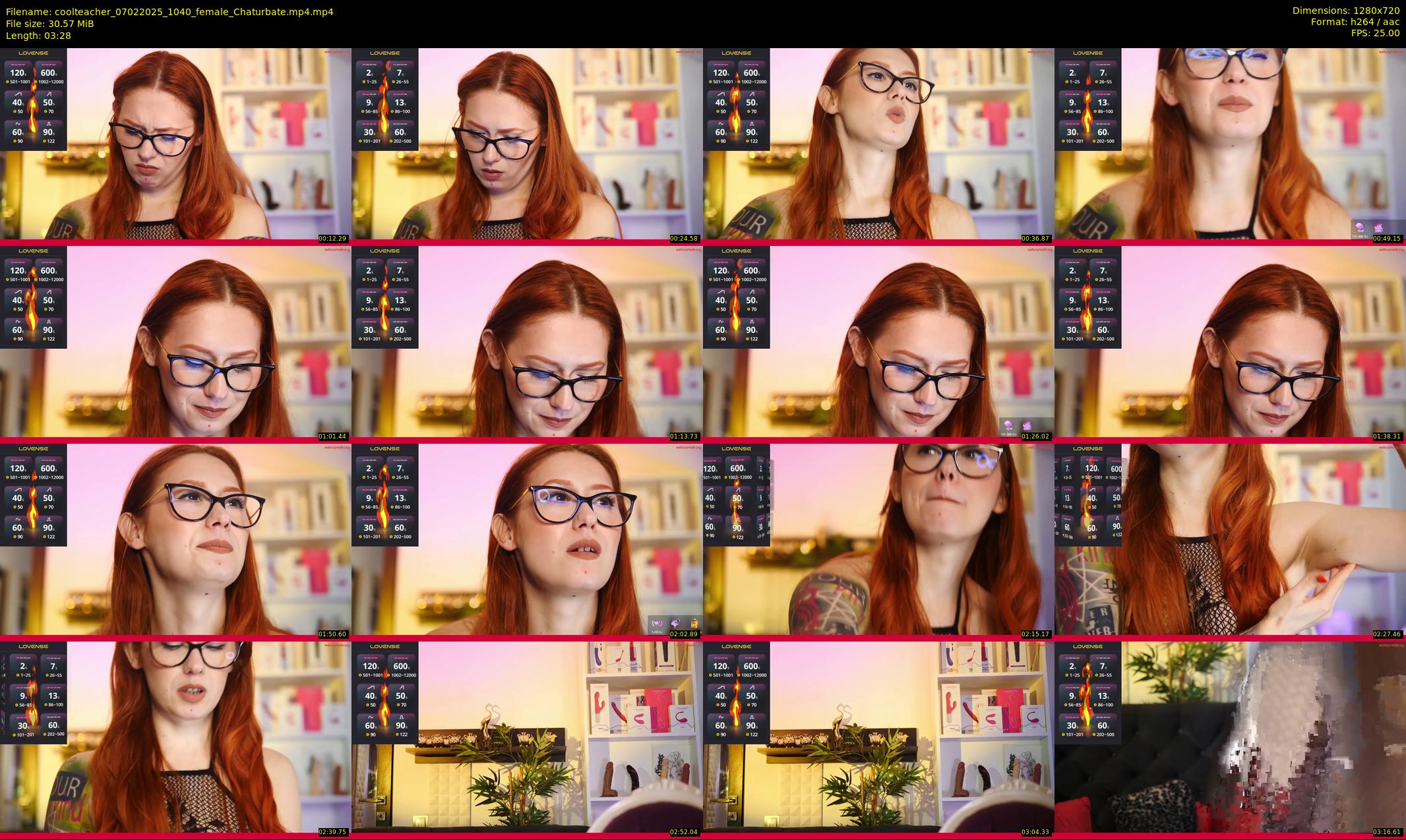 coolteacher — 4 minute Chaturbate female cam show recording, 720p, Feb 7, 2025