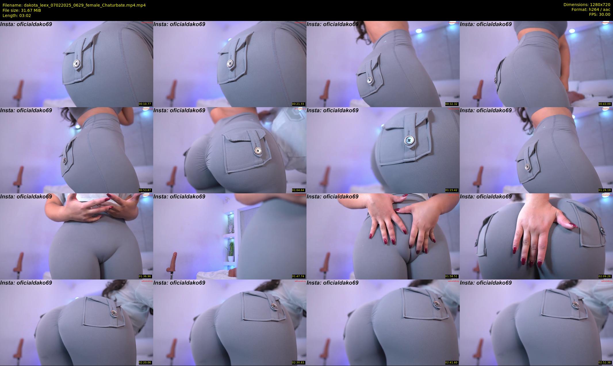 dakota_leex — 4 minute Chaturbate female cam show recording, 720p, Feb 7, 2025