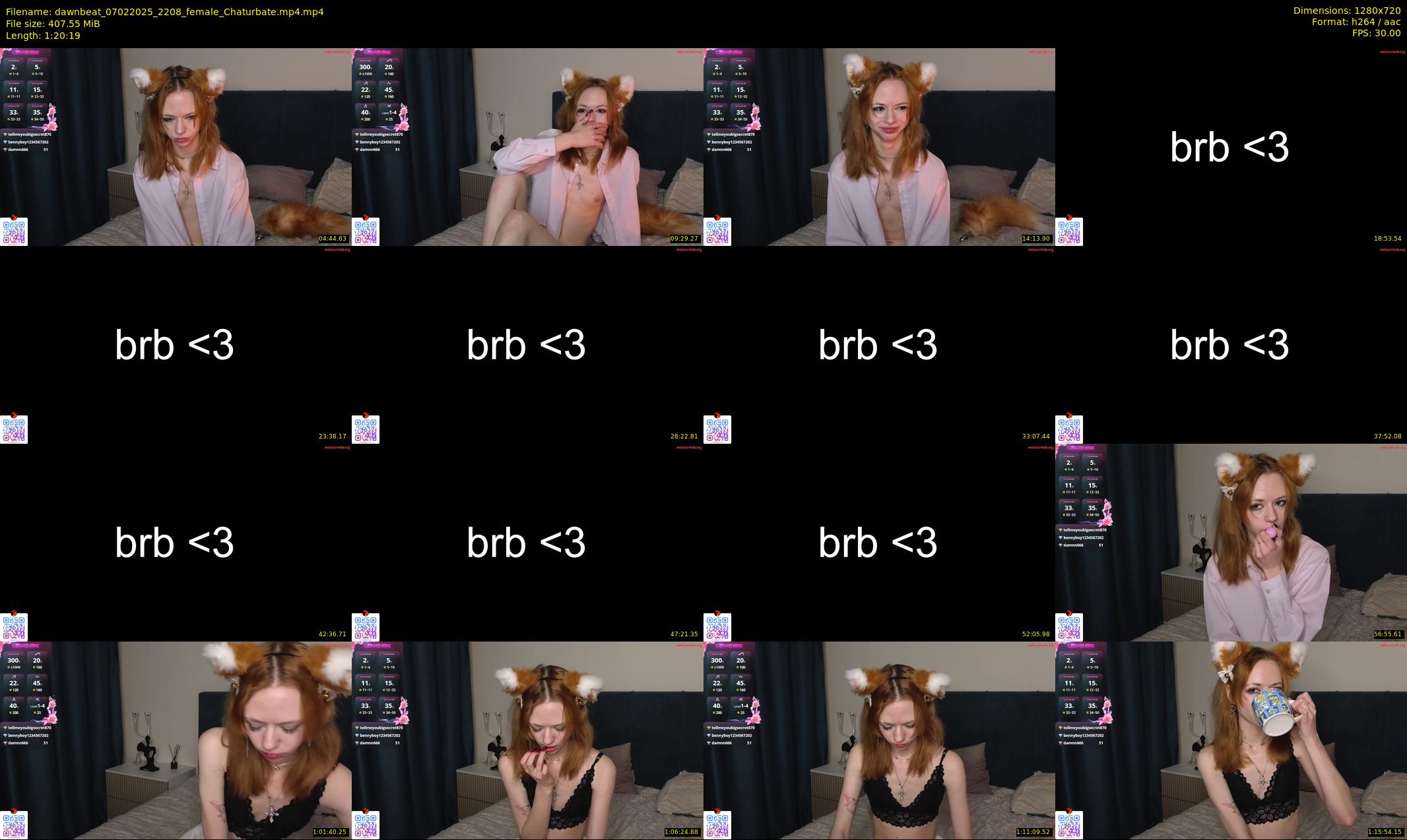 dawnbeat — 81 minute Chaturbate female cam show recording, 720p, Feb 7, 2025