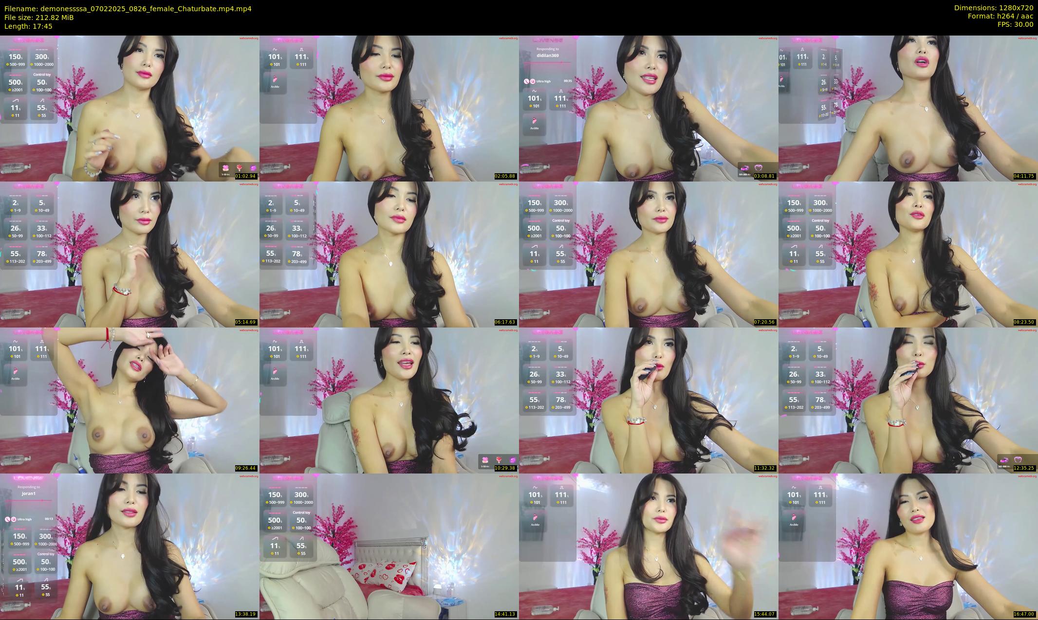 demonessssa — 18 minute Chaturbate female cam show recording, 720p, Feb 7, 2025